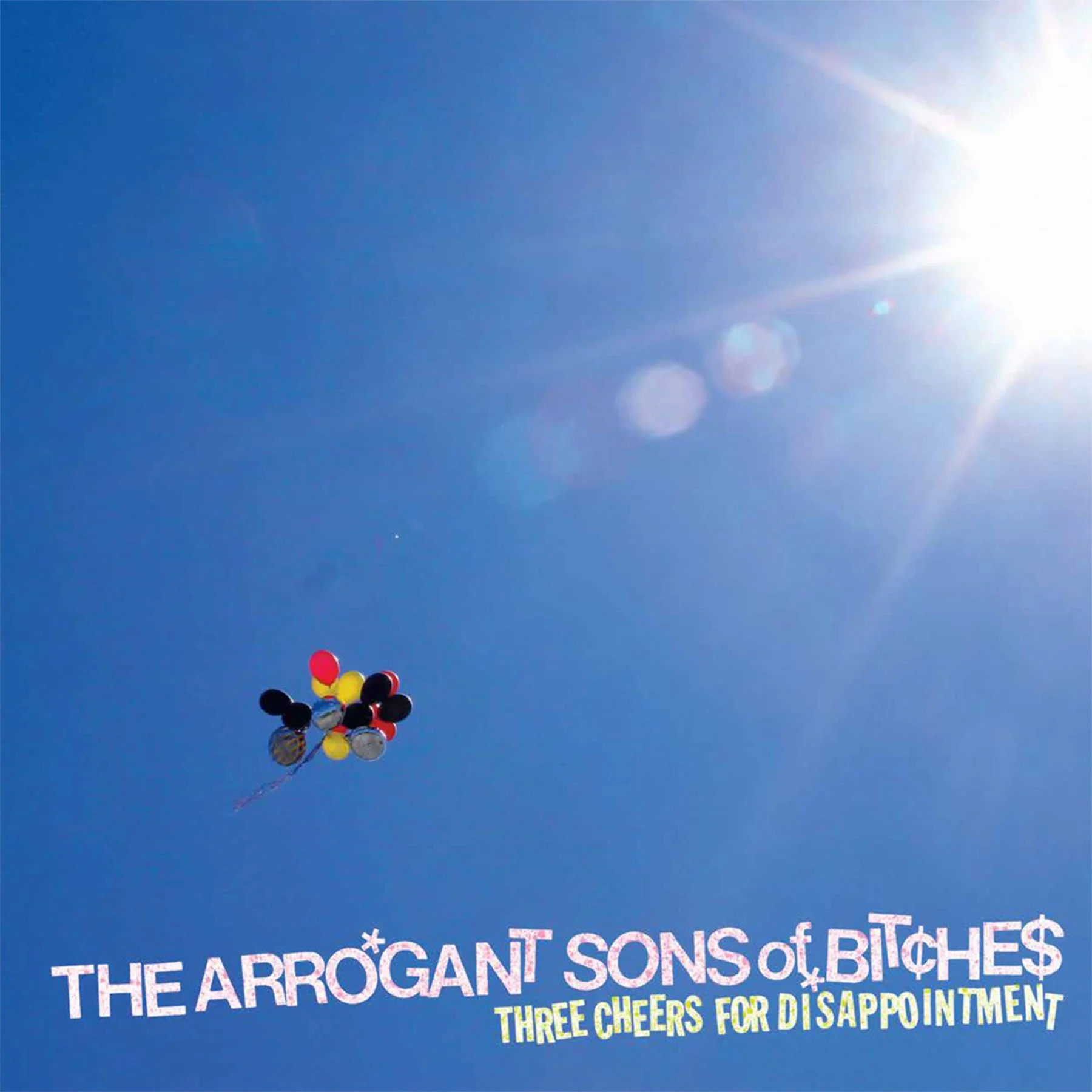 THE ARROGANT SONS OF BITCHES 'THREE CHEERS FOR DISAPPOINTMENT' LP - CLEAR YELLOW