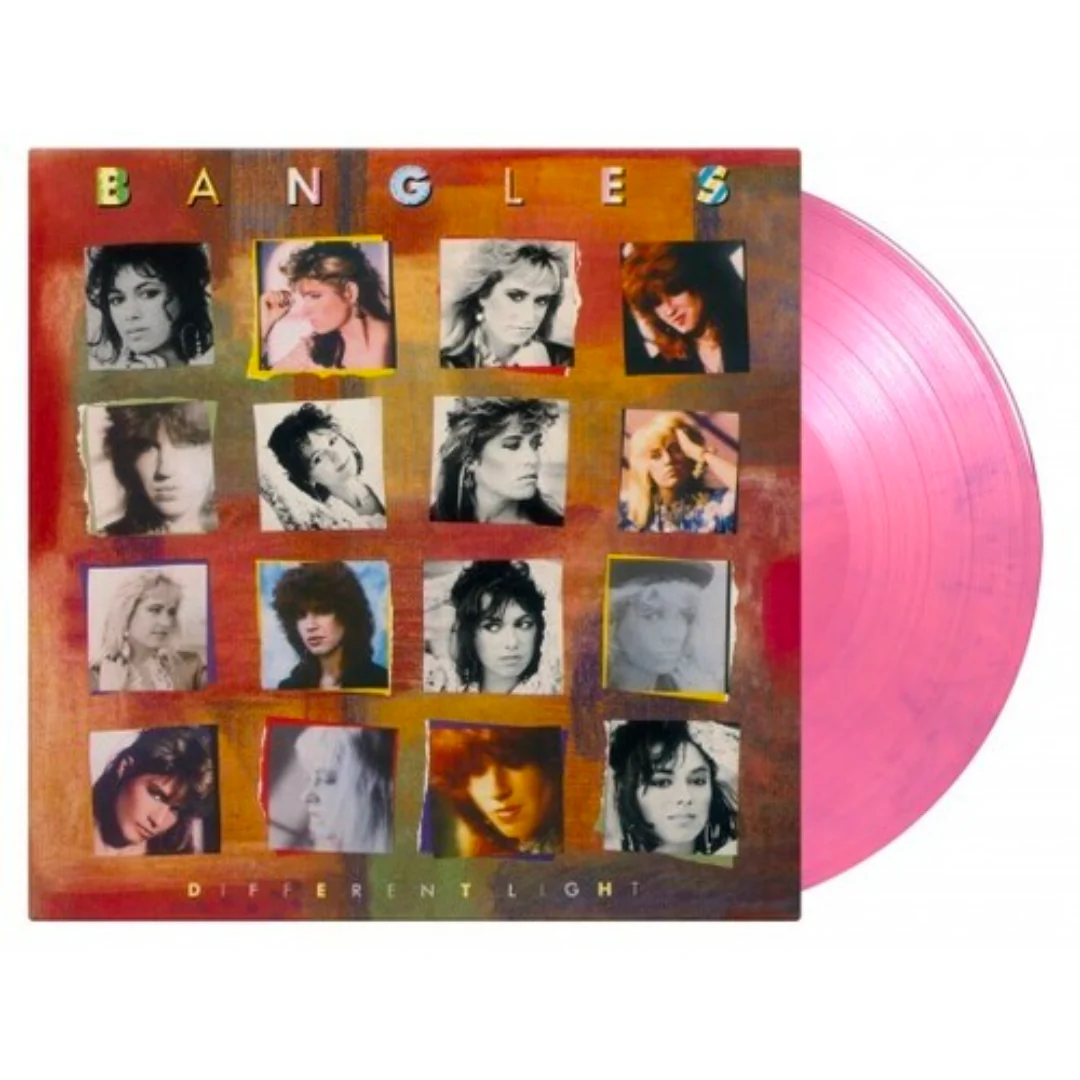 THE BANGLES 'DIFFERENT LIGHT' LP - LTD. - PINK/PURPLE/MARBLE
