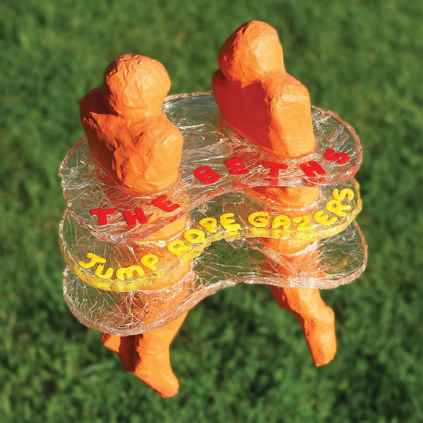 THE BETHS 'JUMP ROPE GAZERS' LP - RED APPLE MARBLE