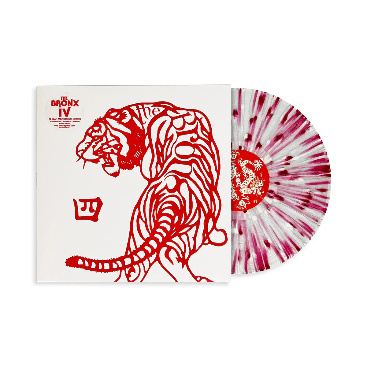 THE BRONX 'THE BRONX IV' LP - EXCLUSIVE - LTD. 500 - CLEAR/RED/WHITE/SPLATTER