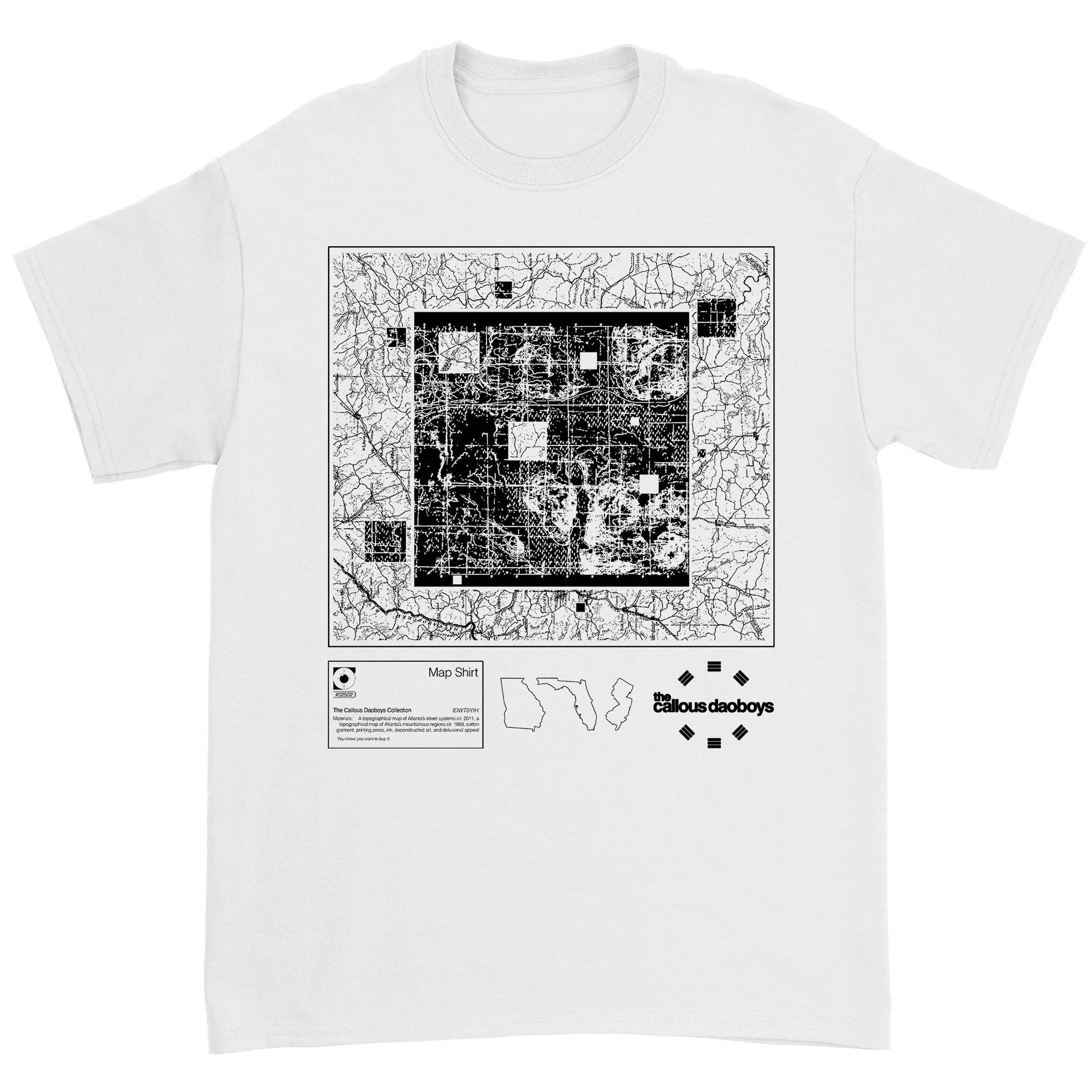 THE CALLOUS DAOBOYS MAP T-SHIRT
