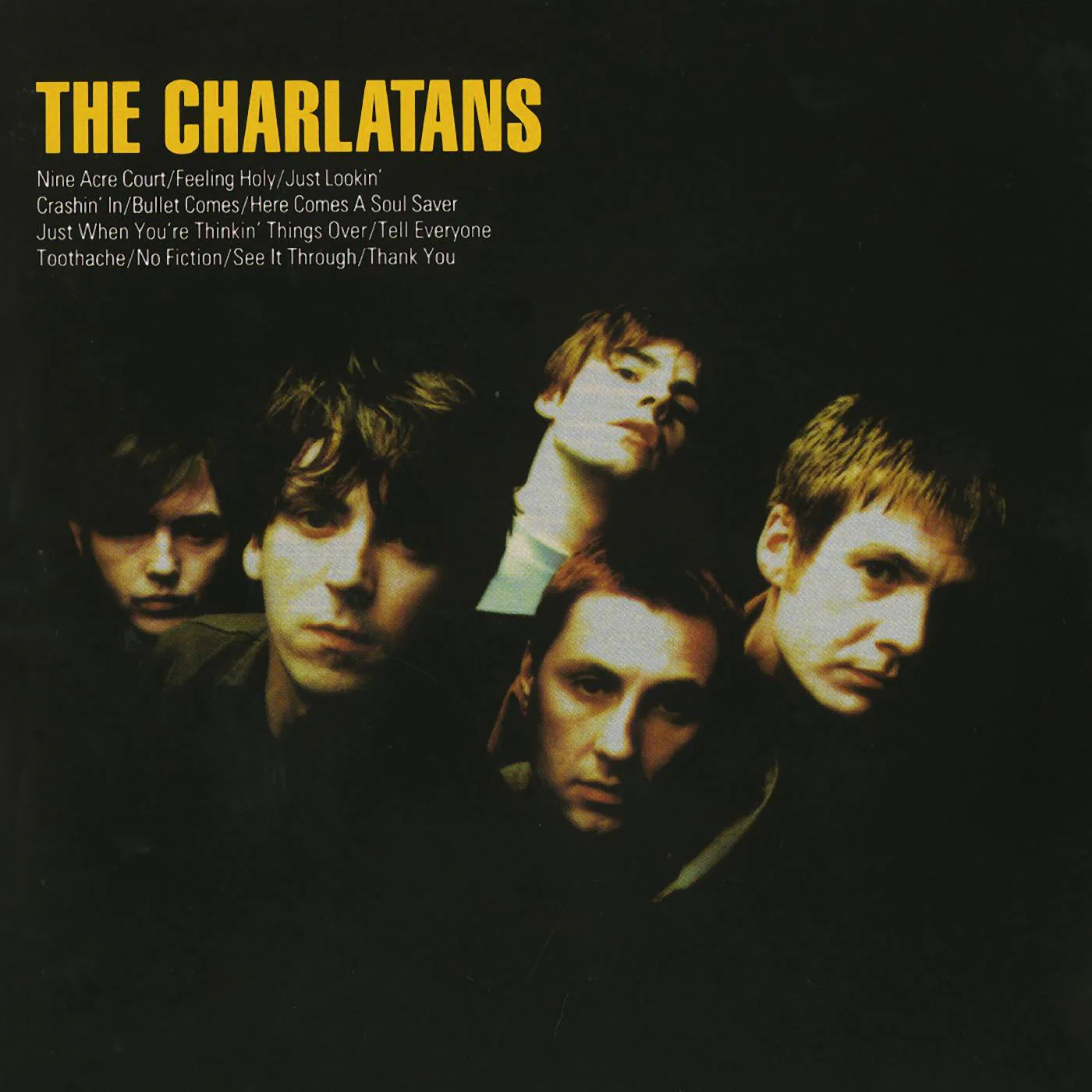 THE CHARLATANS 'THE CHARLATANS' LP - YELLOW MARBLE - Image 2