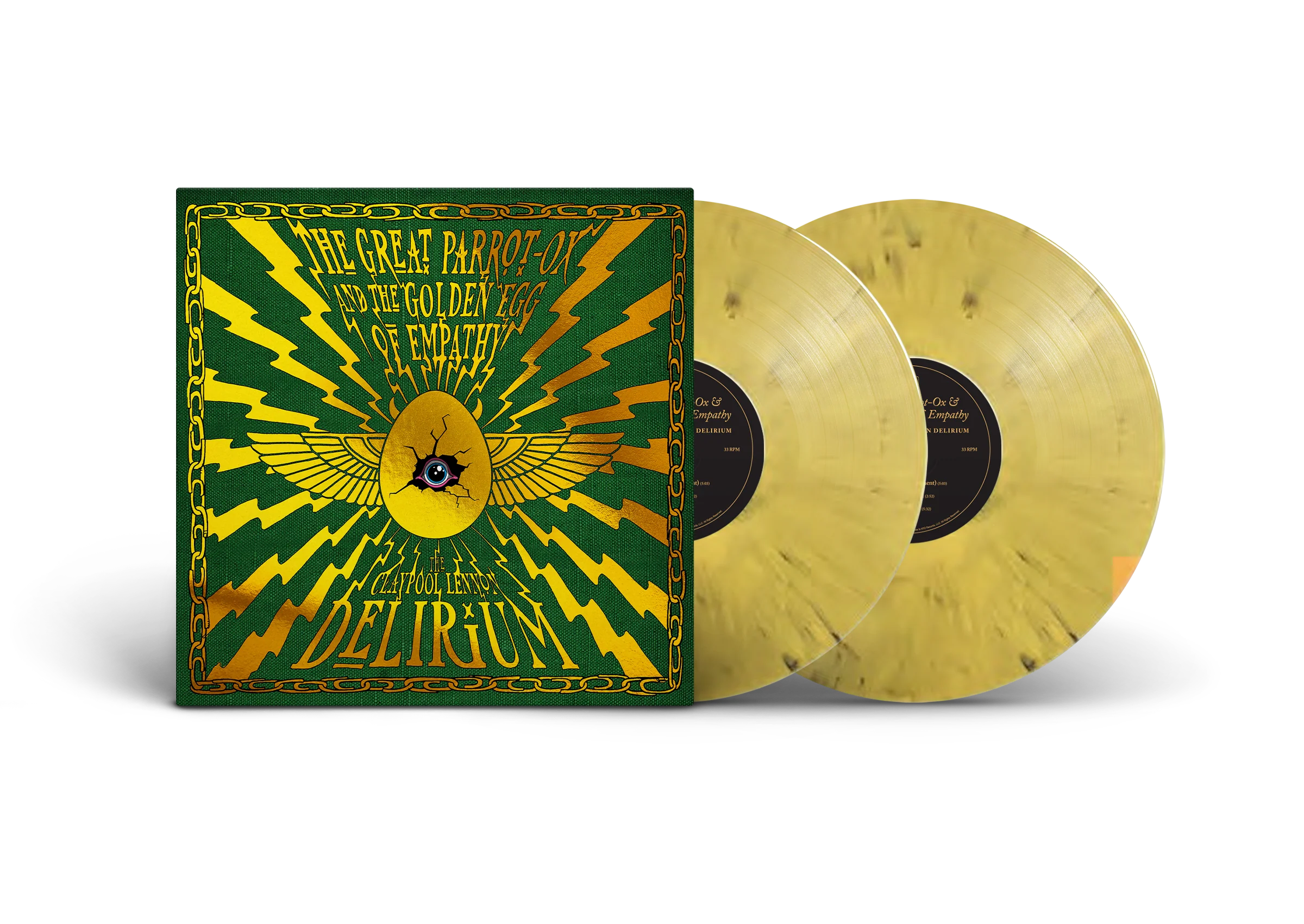 THE CLAYPOOL-LENNON DELIRIUM 'THE GREAT PARROT-OX AND THE GOLDEN EGG OF EMPATHY' 2LP (Exclusive “ Limited to 500, Yellow Jacket Vinyl)