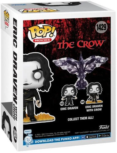 THE CROW ERIC DRAVEN W/ CROW FUNKO POP! MOVIES FIGURE - Image 3