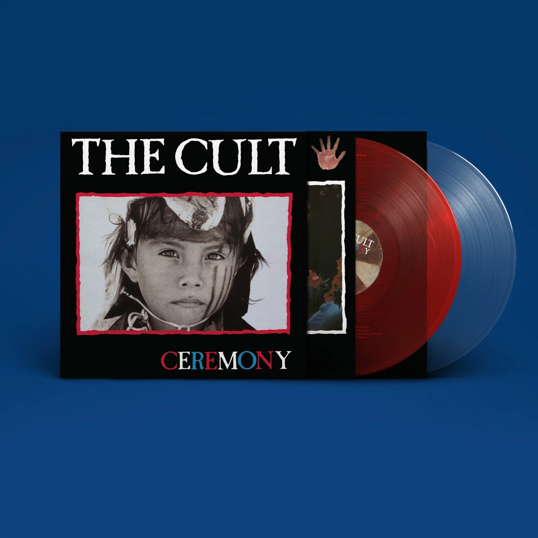 THE CULT 'CEREMONY' 2LP - RED/BLUE