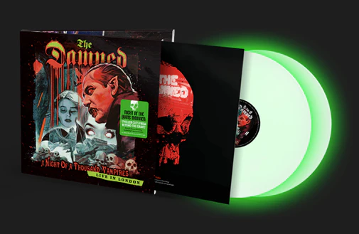 THE DAMNED 'A NIGHT OF A THOUSAND VAMPIRES' 2LP - LTD. - GLOW IN THE DARK