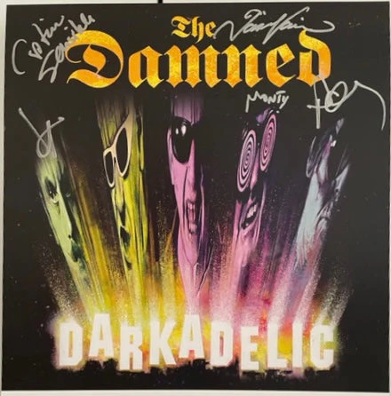 THE DAMNED 'DARKADELIC' LP - LTD. - SIGNED PRINT IMAGE - TRANSPARENT VINYL - Image 2