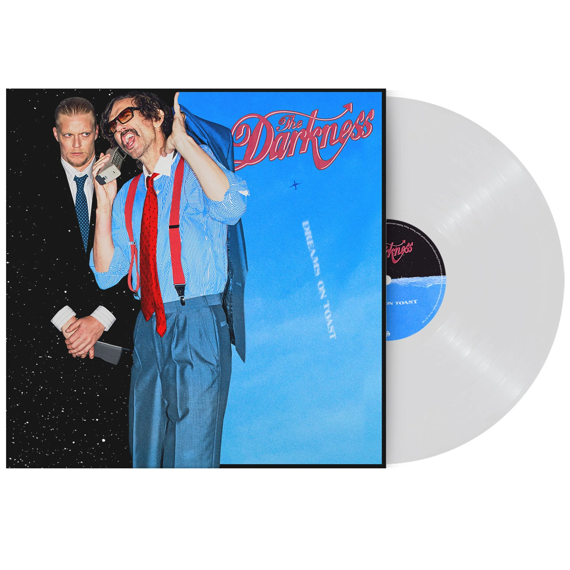 THE DARKNESS 'DREAMS ON TOAST' LP - WHITE