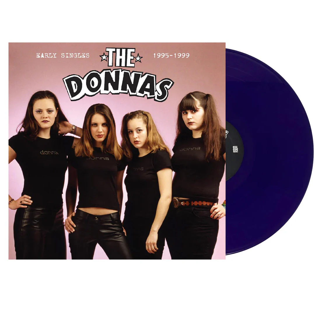 THE DONNAS 'EARLY SINGLES 1995-1999' LP - DARK PURPLE
