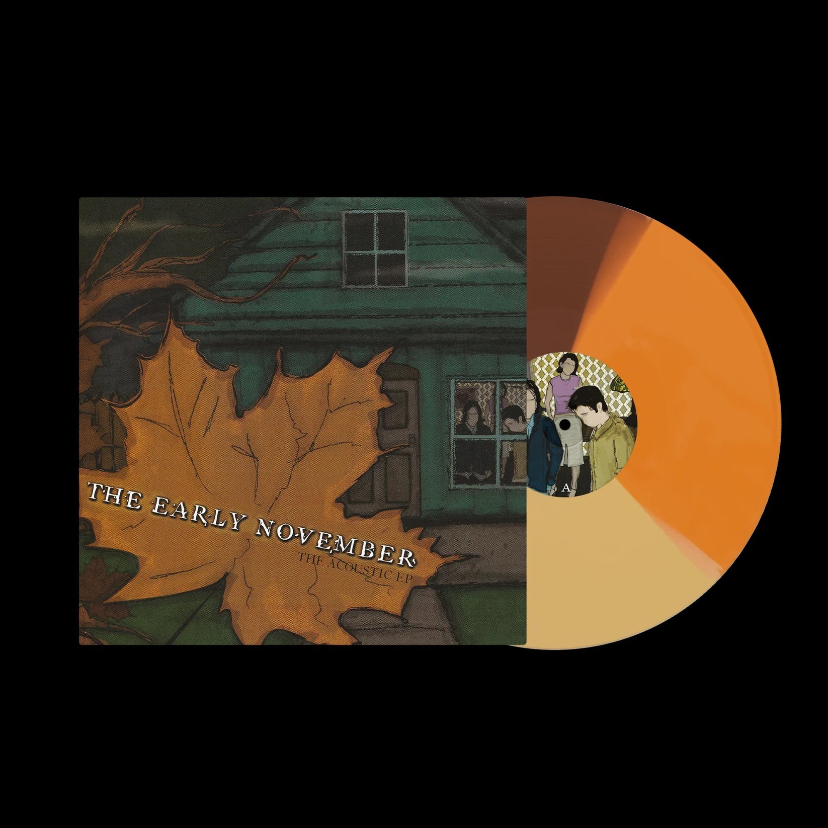 THE EARLY NOVEMBER 'ACOUSTIC EP' LP - BROWN/TANGERINE/BONE