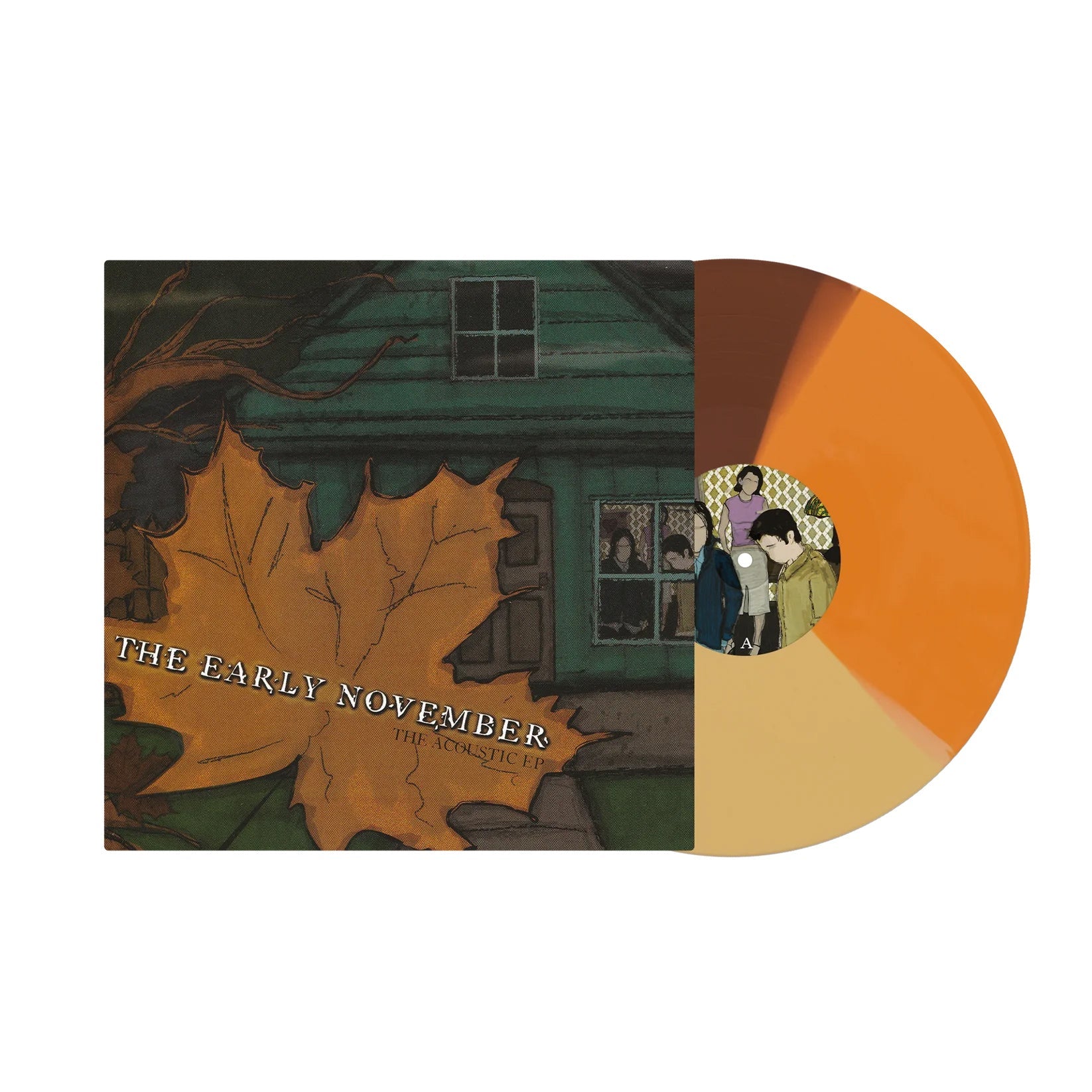 THE EARLY NOVEMBER 'ACOUSTIC EP' LP - BROWN/TANGERINE/BONE - Image 2