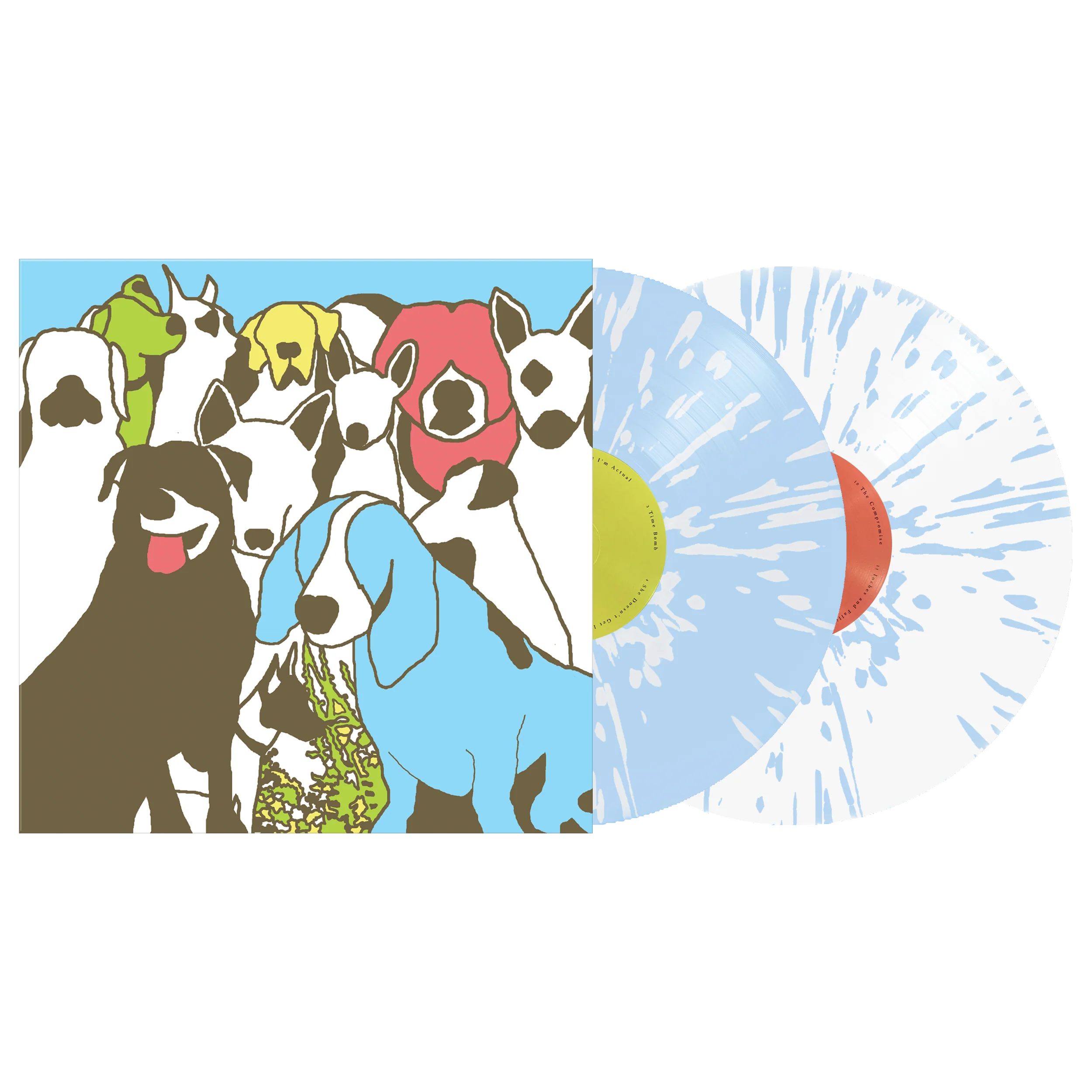 THE FORMAT ‘DOG PROBLEMS’ 2LP - EXCLUSIVE - LTD. 350 - WHITE/BABY BLUE/SPLATTER