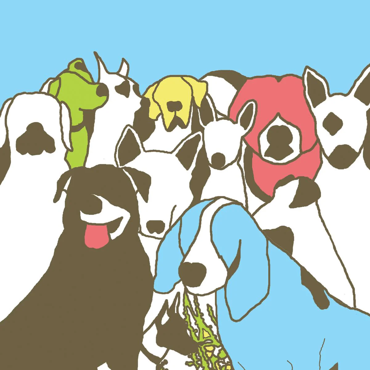 THE FORMAT 'DOG PROBLEMS' 2LP - MILKY CLEAR - Image 2