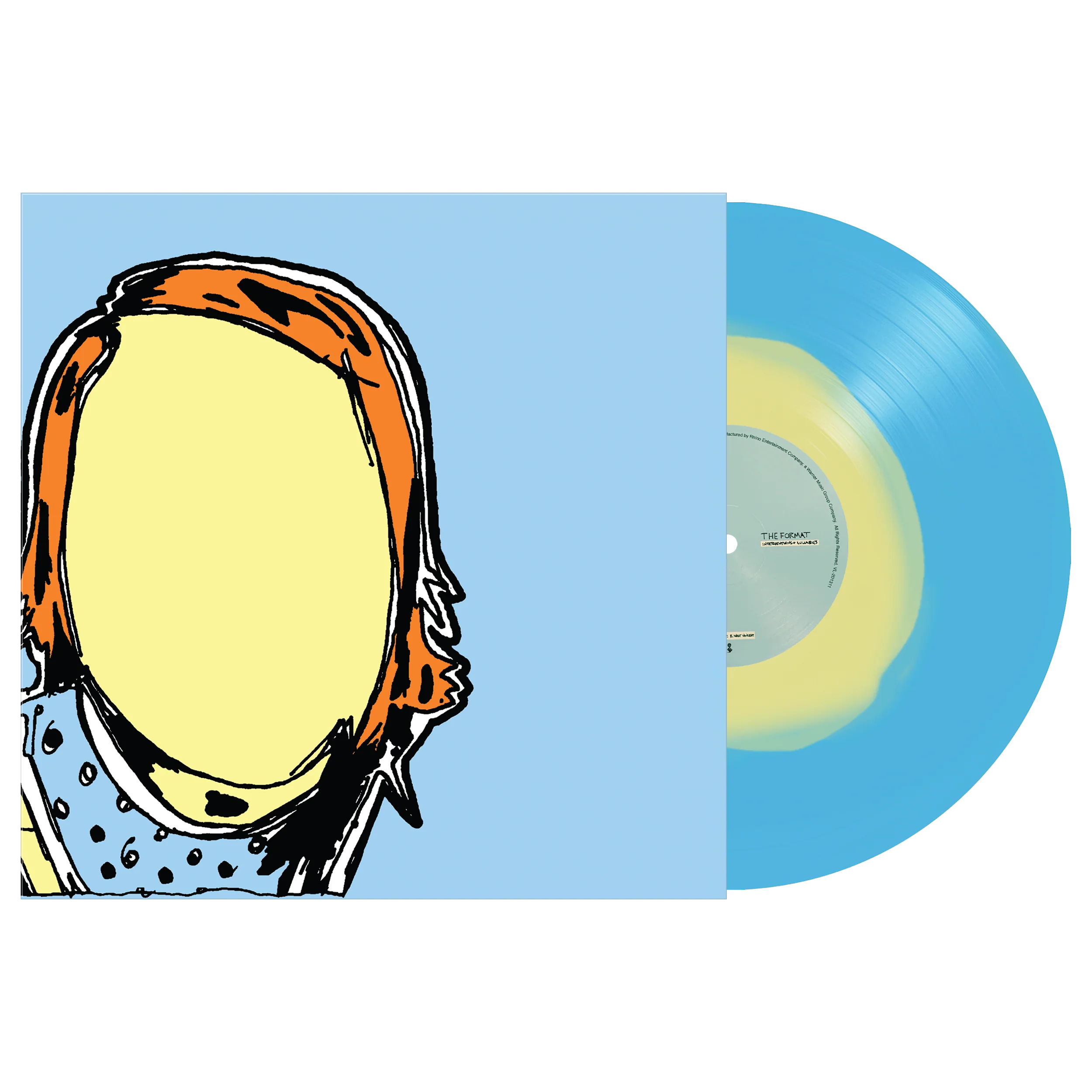 THE FORMAT ‘INTERVENTIONS & LULLABIES’ LP - EXCLUSIVE - LTD. 350 - TRANSPARENT BLUE/OPAQUE YELLOW/BLOB