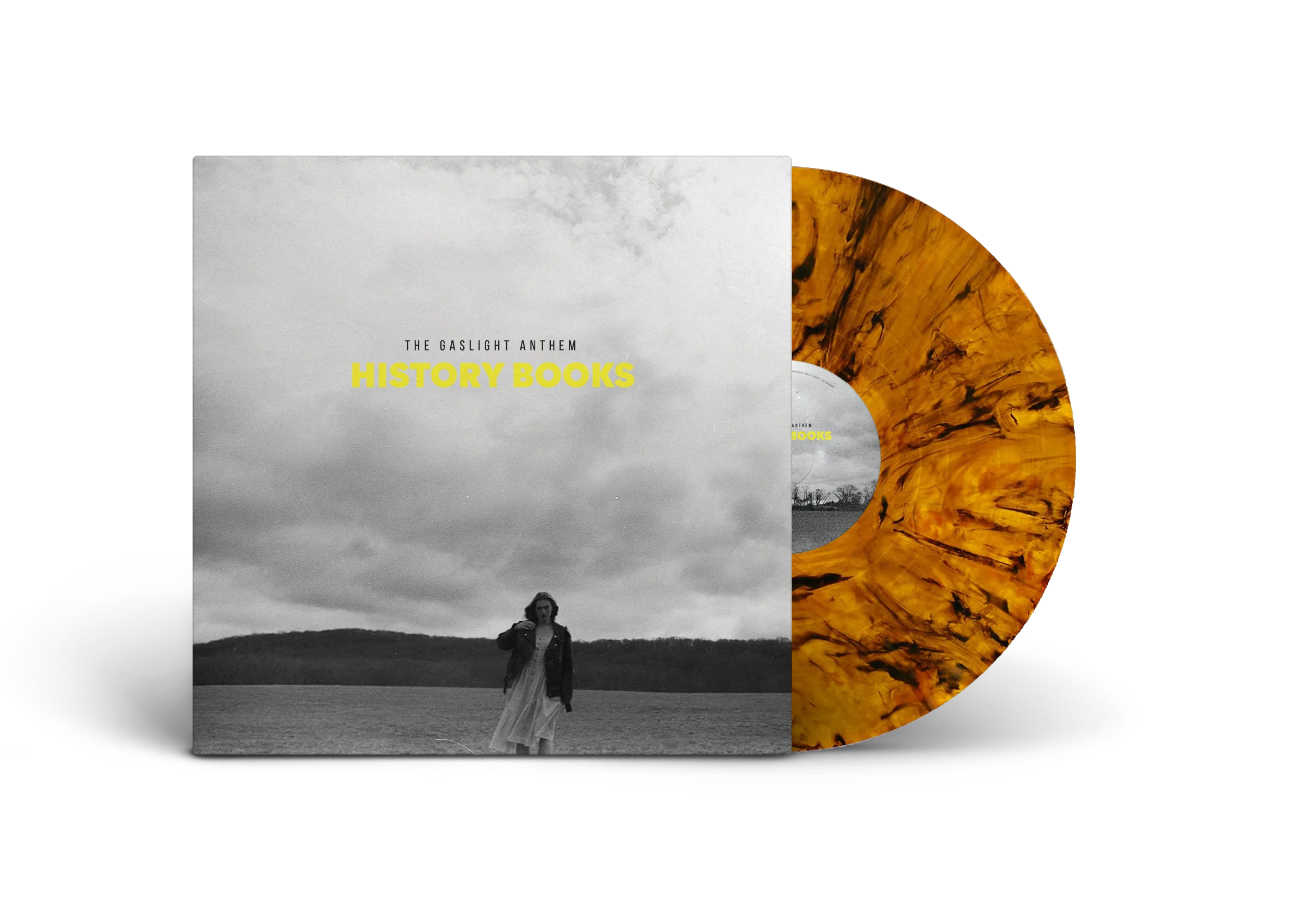 THE GASLIGHT ANTHEM ‘HISTORY BOOKS’ LP - EXCLUSIVE - LTD. 500 - TIGER'S EYE