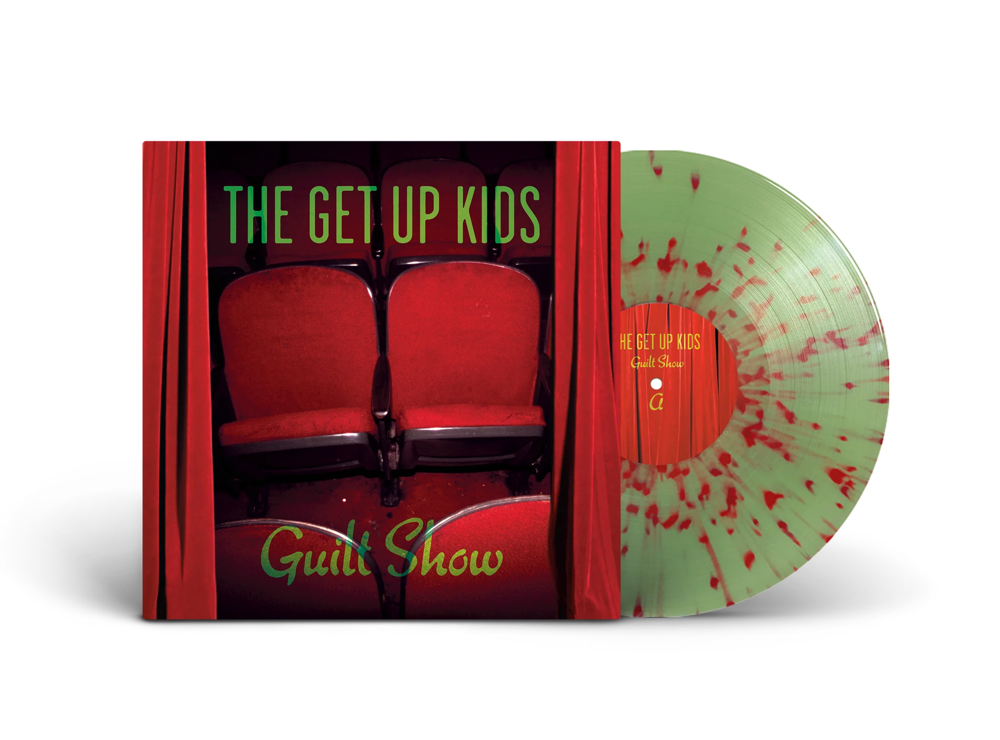 THE GET UP KIDS 'GUILT SHOW' LP - COKE BOTTLE CLEAR/RED/SPLATTER