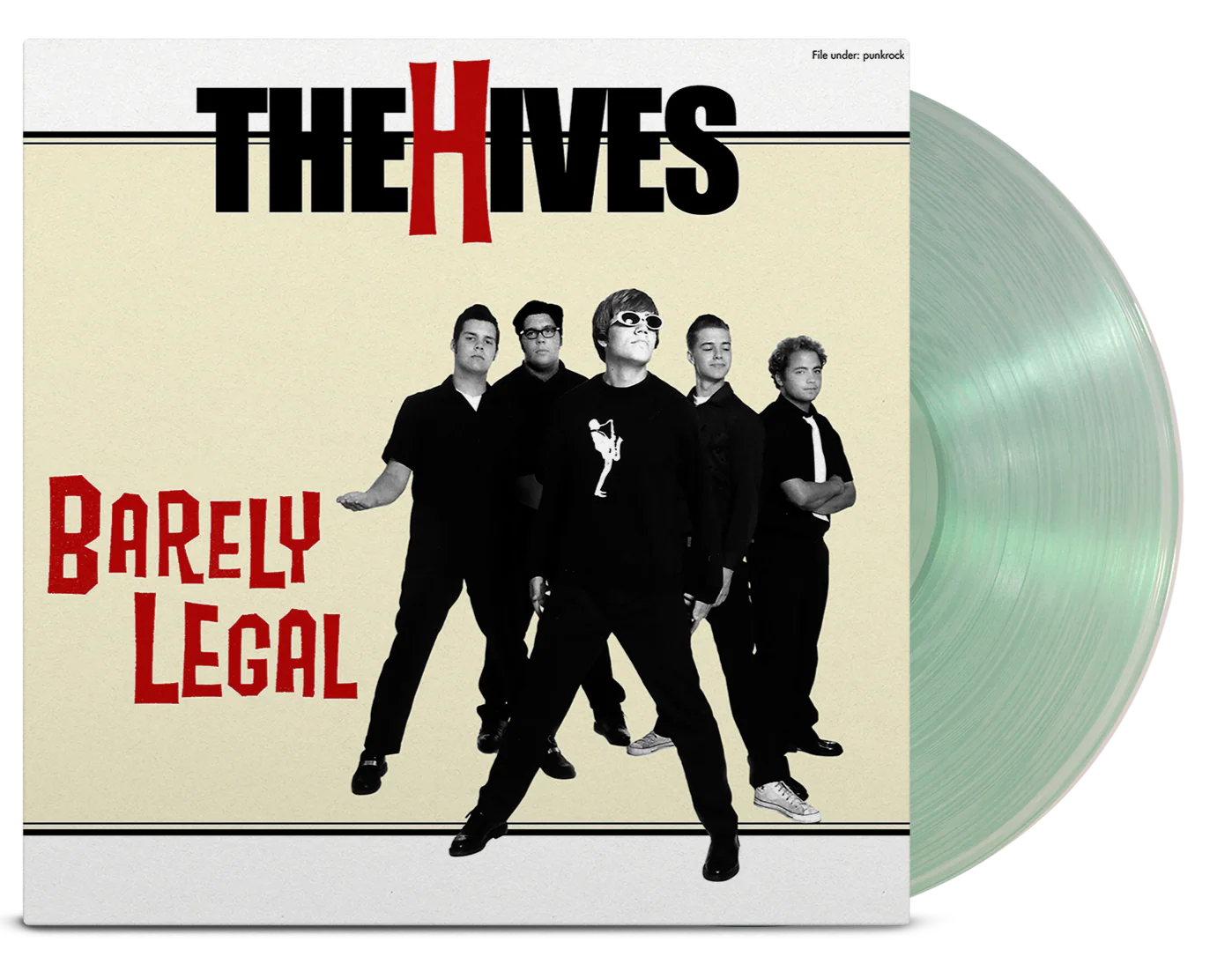 THE HIVES 'BARELY LEGAL' LP - EXCLUSIVE - LTD. 300 - COKE BOTTLE CLEAR