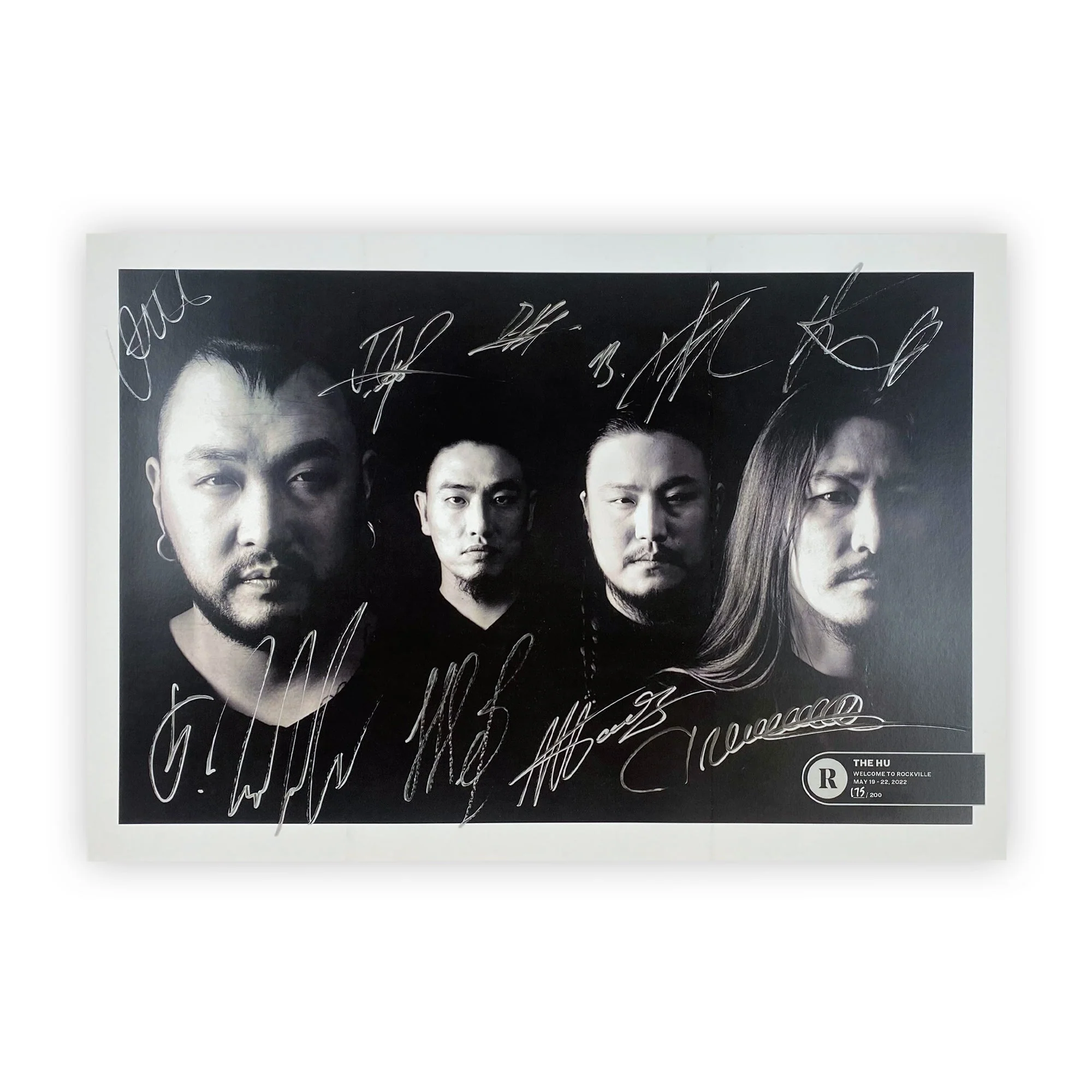 THE HU x REVOLVER x WELCOME TO ROCKVILLE 2022 - NUMBERED POSTER - EXCLUSIVE - LTD.