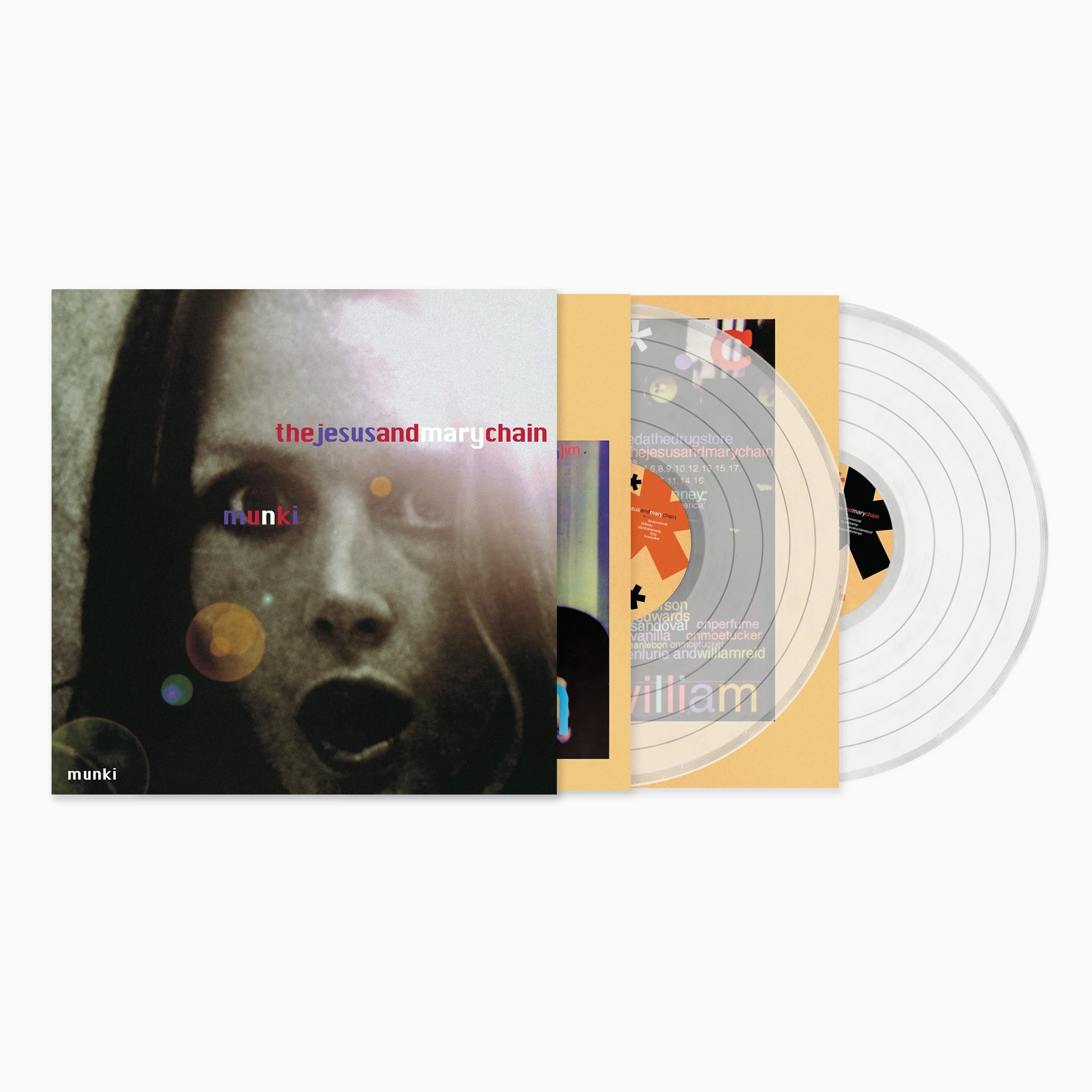 THE JESUS AND MARY CHAIN ‘MUNKI’ 2LP - EXCLUSIVE - LTD. 500 - ULTRA CLEAR