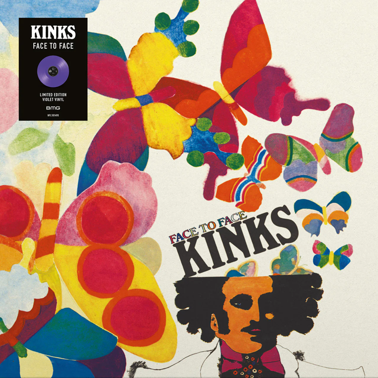 THE KINKS 'FACE TO FACE' LP - VIOLET - Image 2
