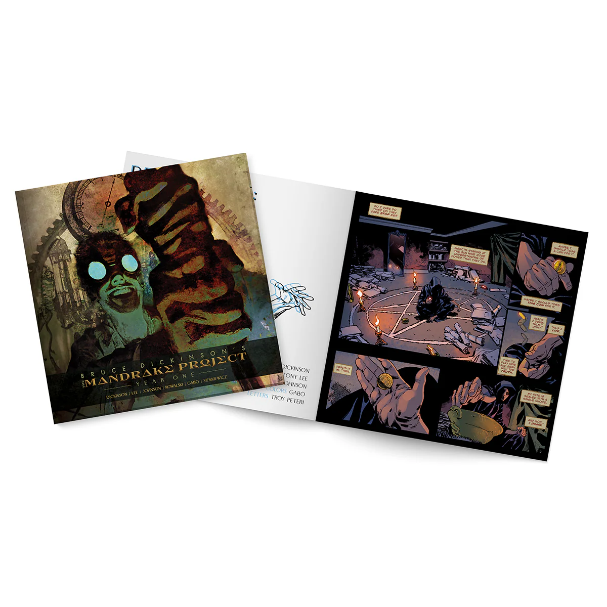 BRUCE DICKINSON 'THE MANDRAKE PROJECT: YEAR ONE' GRAPHIC NOVEL - EXCLUSIVE - LTD. 500