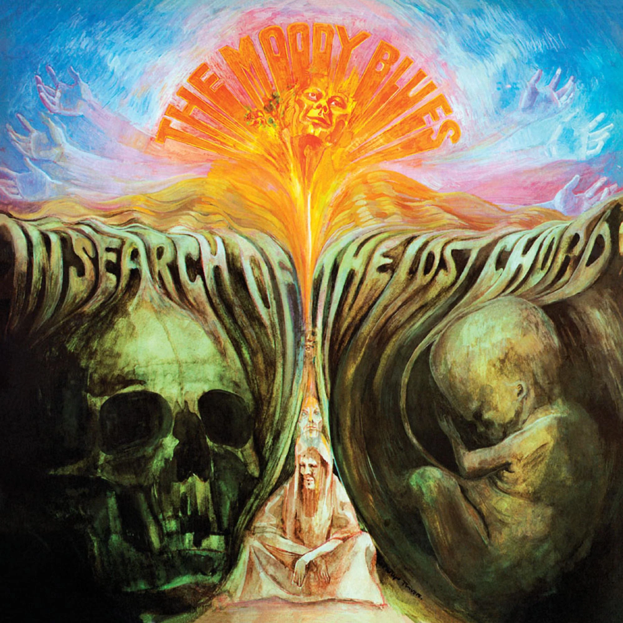 THE MOODY BLUES 'IN SEARCH OF THE LOST CHORD' LP - LTD. - GOLD
