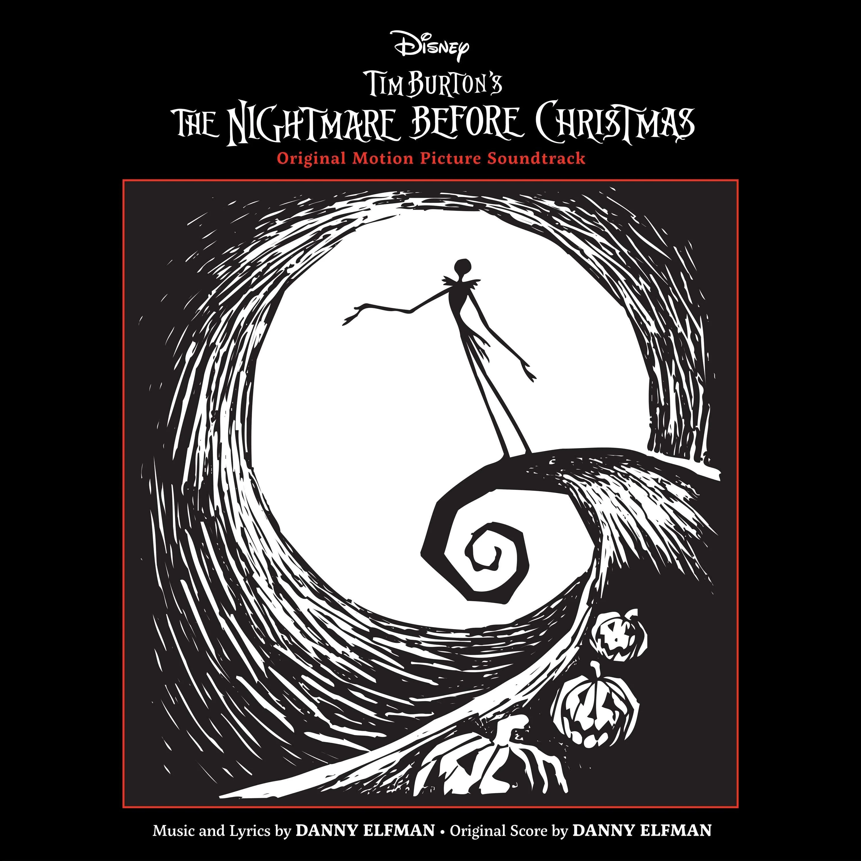 THE NIGHTMARE BEFORE CHRISTMAS SOUNDTRACK 2LP - ZOETROPE PICTURE DISC