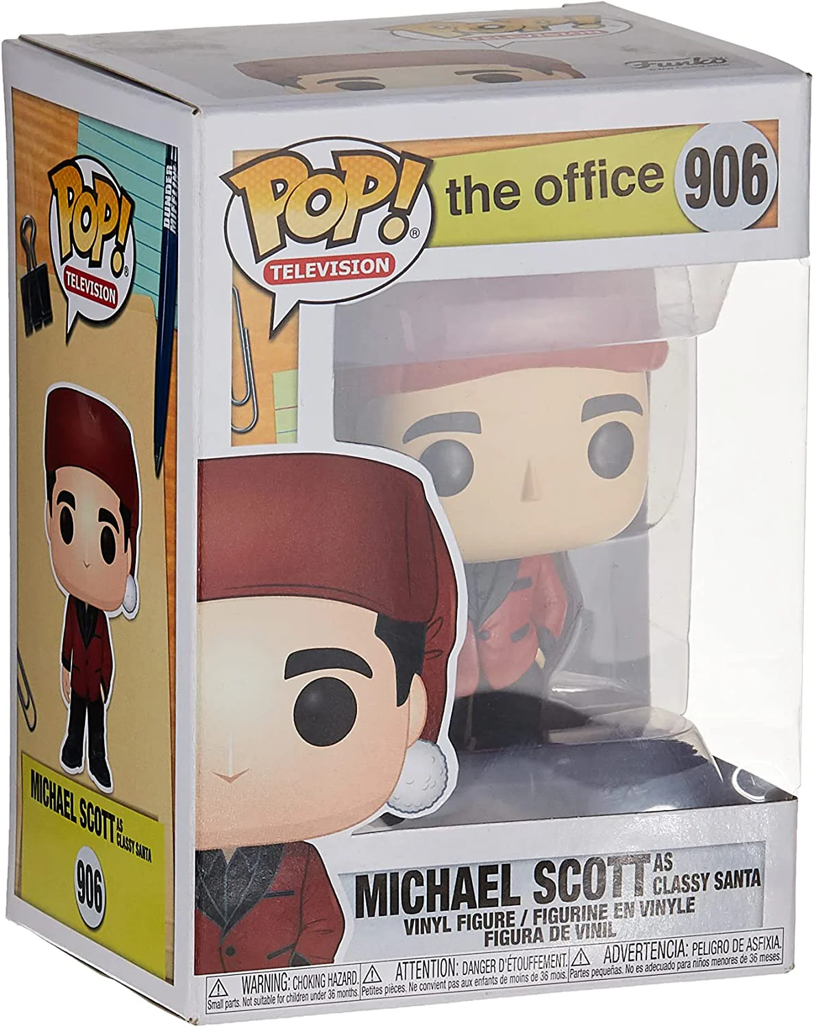 THE OFFICE MICHAEL AS CLASSY SANTA FUNKO POP! TV FIGURE - Image 2