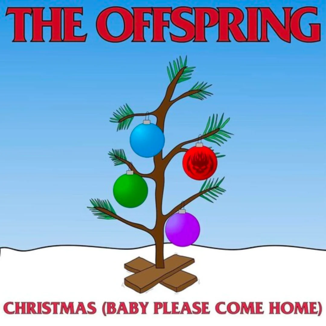 THE OFFSPRING 'CHRISTMAS (BABY PLEASE COME HOME)' 7" SINGLE - RED