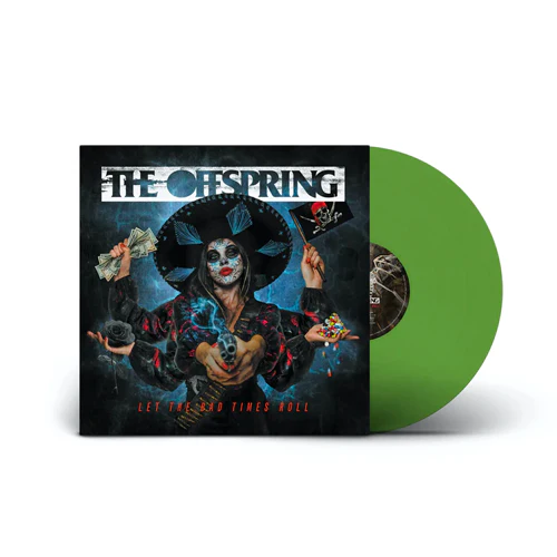 THE OFFSPRING 'LET THE BAD TIMES ROLL' LP - EXCLUSIVE - LTD. 300 - FOREST GREEN TRANSLUCENT - Image 2