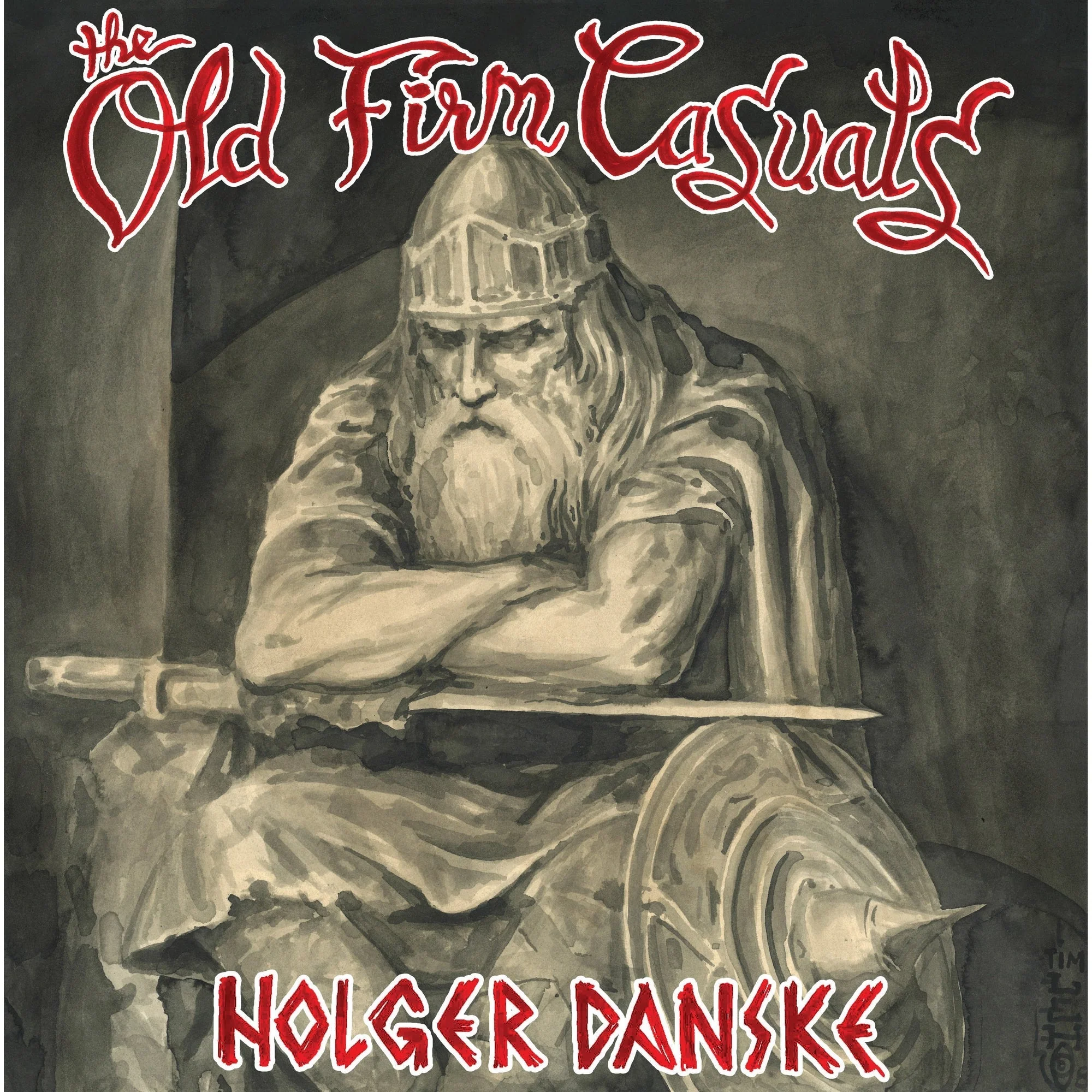 THE OLD FIRM CASUALS 'HOLGER DANSKE' LP - DANISH FLAG - Image 2