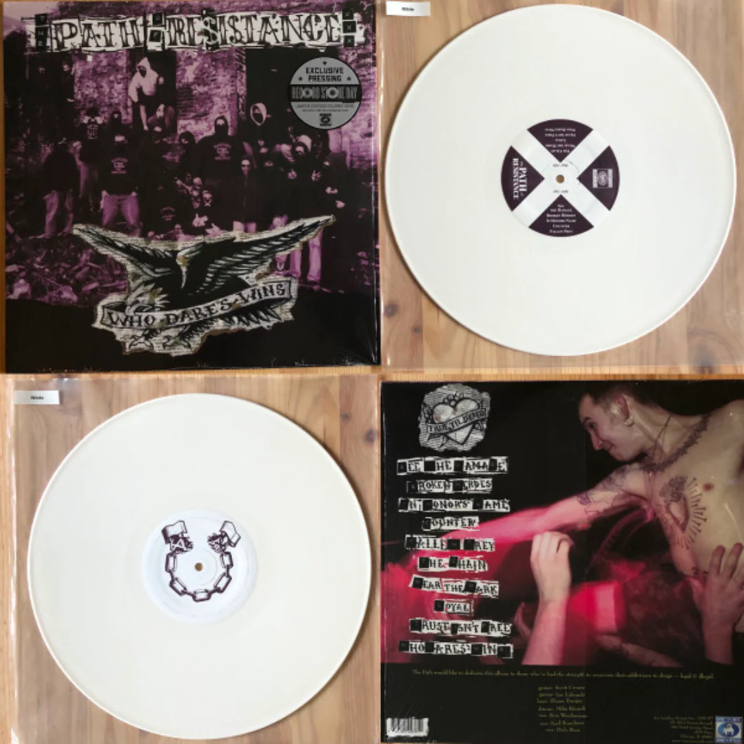 THE PATH OF RESISTANCE 'WHO DARE WINS' LP - WHITE - Image 2
