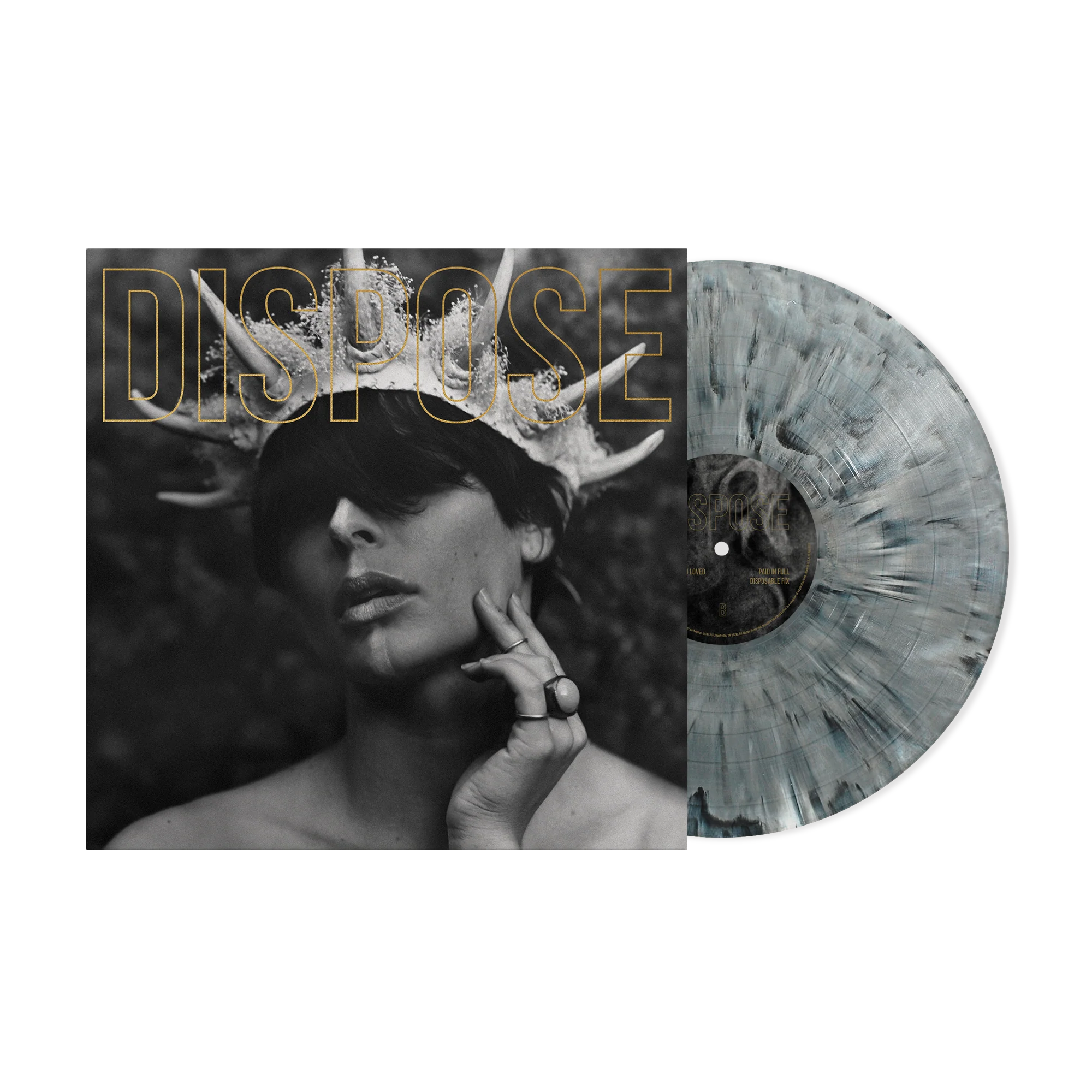 THE PLOT IN YOU ‘DISPOSE’ GOLD EDITION LP - EXCLUSIVE - LTD. 300 - GREY MARBLE