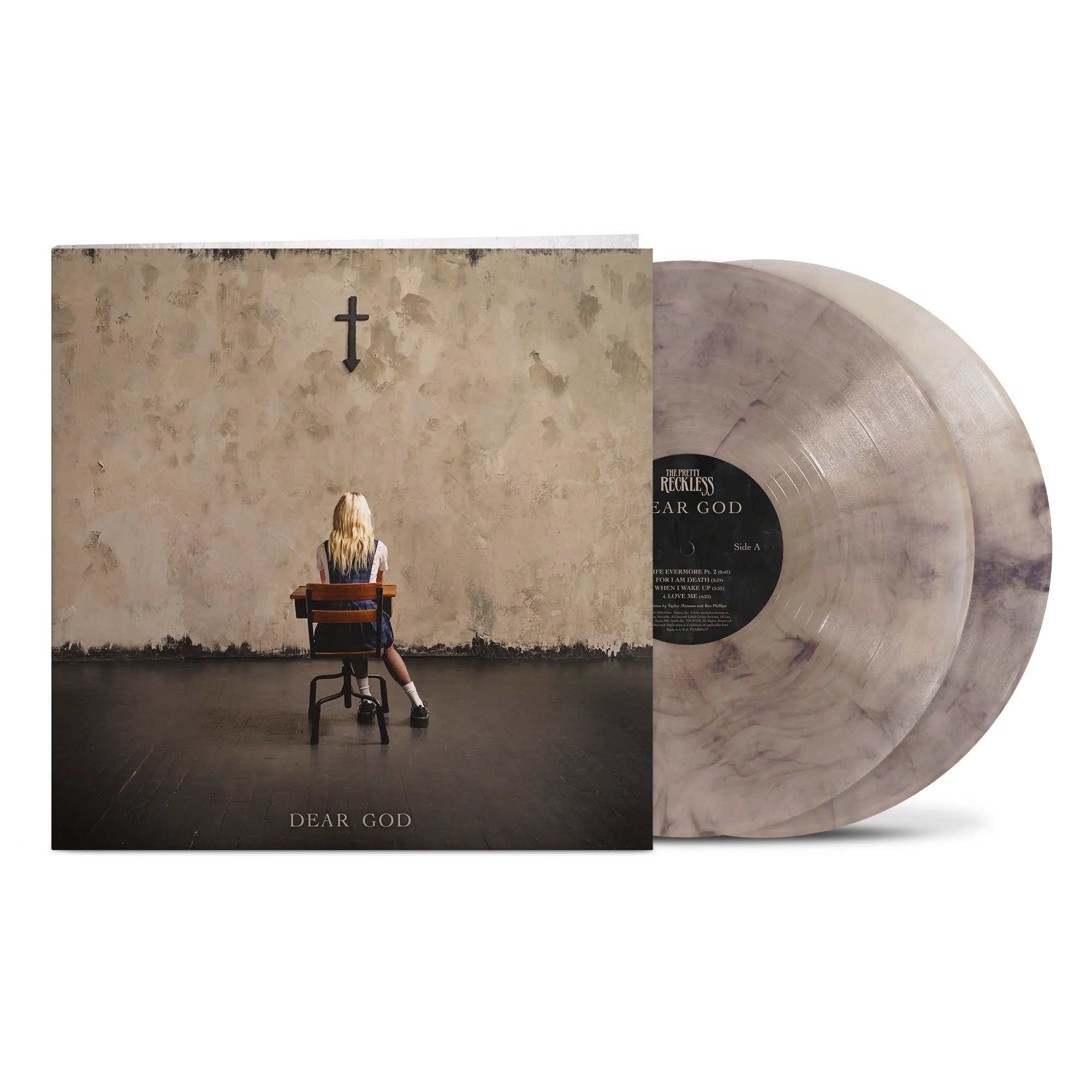 THE PRETTY RECKLESS 'DEAR GOD' 2LP (Exclusive “ Limited to 500, Tan Smoke Vinyl)