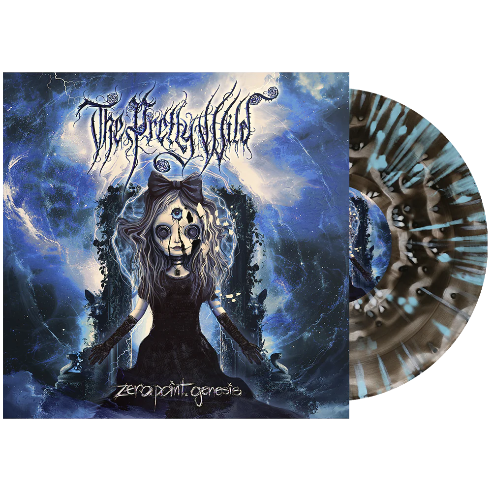 THE PRETTY WILD ‘ZERO.POINT.GENESIS’ LP - EXCLUSIVE - LTD. 100 - BACK ICE CLOUDY/BABY BLUE SPLATTER