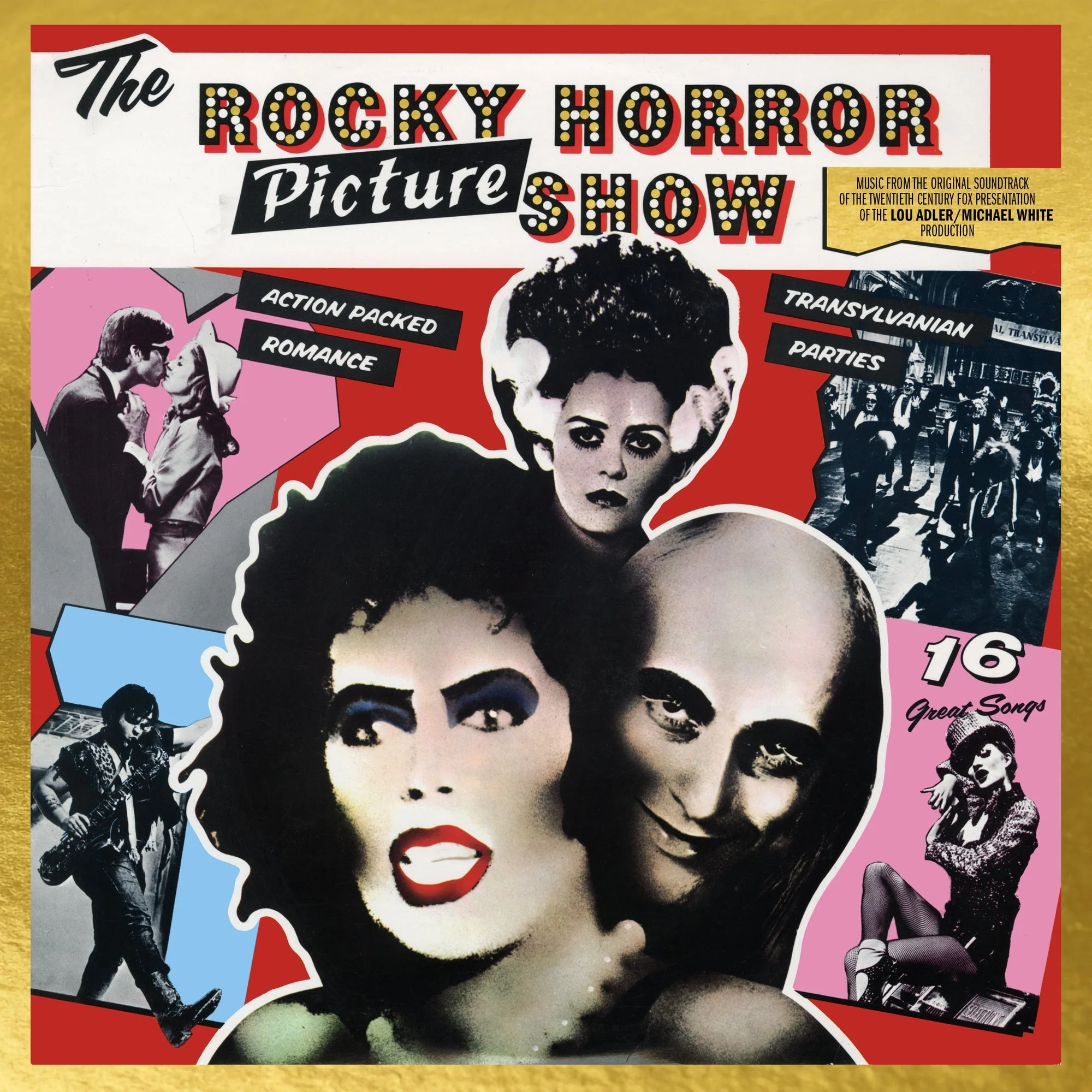 'THE ROCKY HORROR PICTURE SHOW' MOTION PICTURE SOUNDTRACK 50TH ANNIVERSARY EDITION LP - RED/GOLD - Image 2