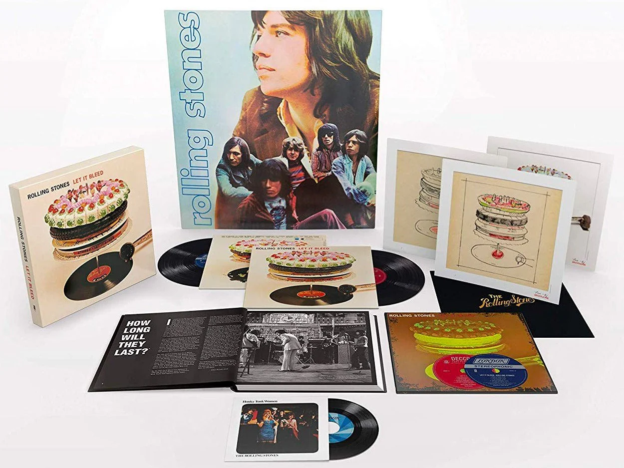THE ROLLING STONES 'LET IT BLEED' DELUXE BOX SET 50TH ANNIVERSARY EDITION 2LP + 2xCD + 7"