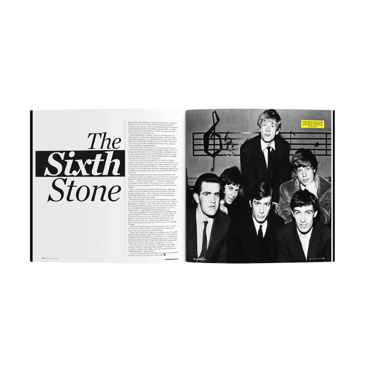 THE ROLLING STONES x GOLDMINE "EARLY YEARS" SPECIAL COLLECTOR’S EDITION SOFTCOVER BOOK - Image 3