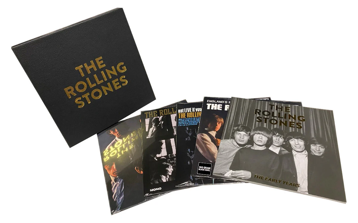THE ROLLING STONES x GOLDMINE "EARLY YEARS" SPECIAL COLLECTOR’S EDITION SOFTCOVER BOOK + 4LP IN HEAVY DUTY NUMBERED BOX - EXCLUSIVE - LTD. 300 - Image 2