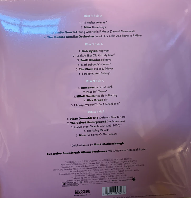 THE ROYAL TENENBAUMS SOUNDTRACK 2LP (Apple Red/Baby Pink Vinyl) - Image 2