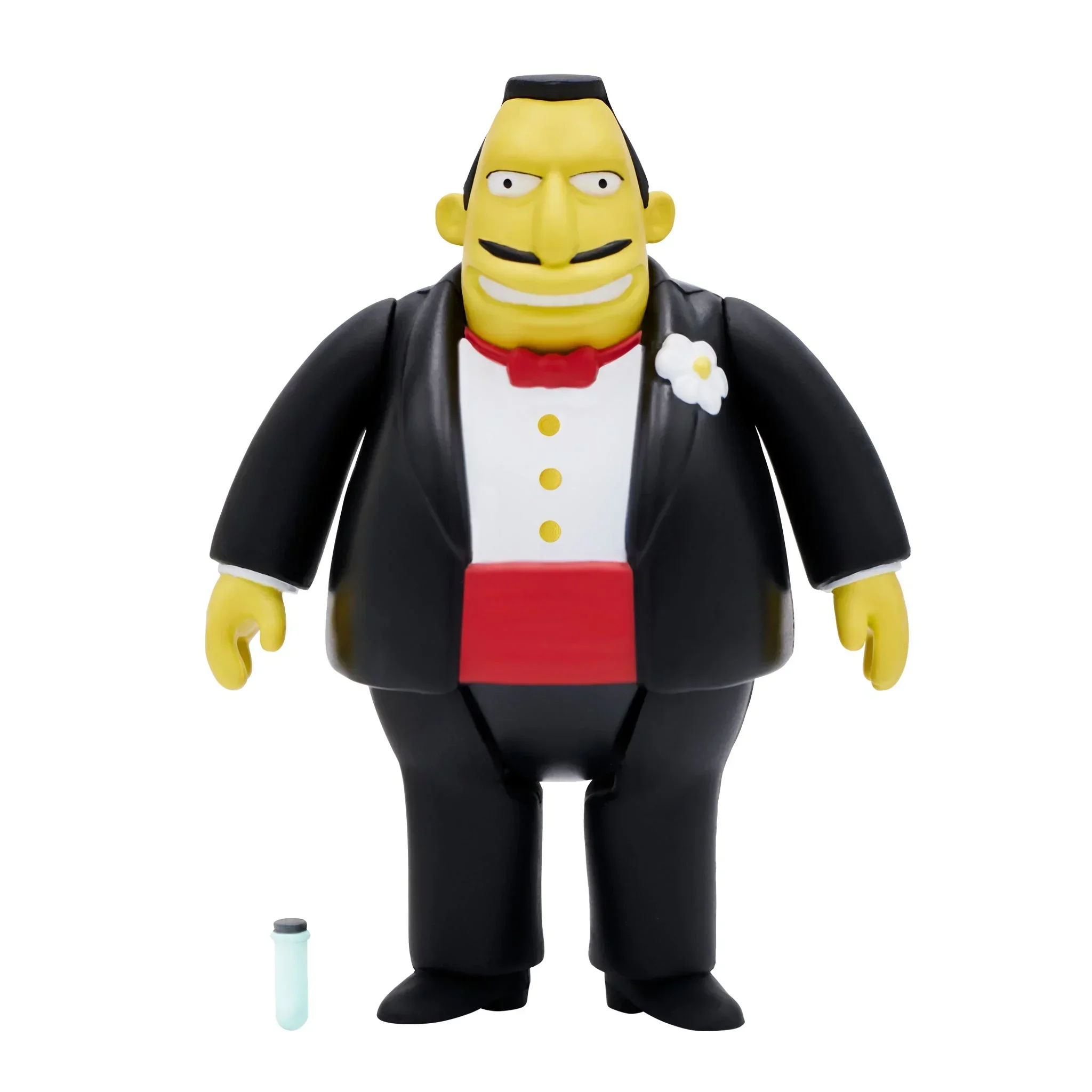 THE SIMPSONS REACTION WAVE 1 'SENATOR MENDOZA' ACTION FIGURE - Image 2