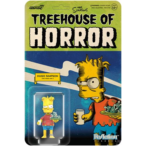 THE SIMPSONS REACTION WAVE 4  (TREEHOUSE OF HORROR V2) ACTION FIGURE SET - Image 2