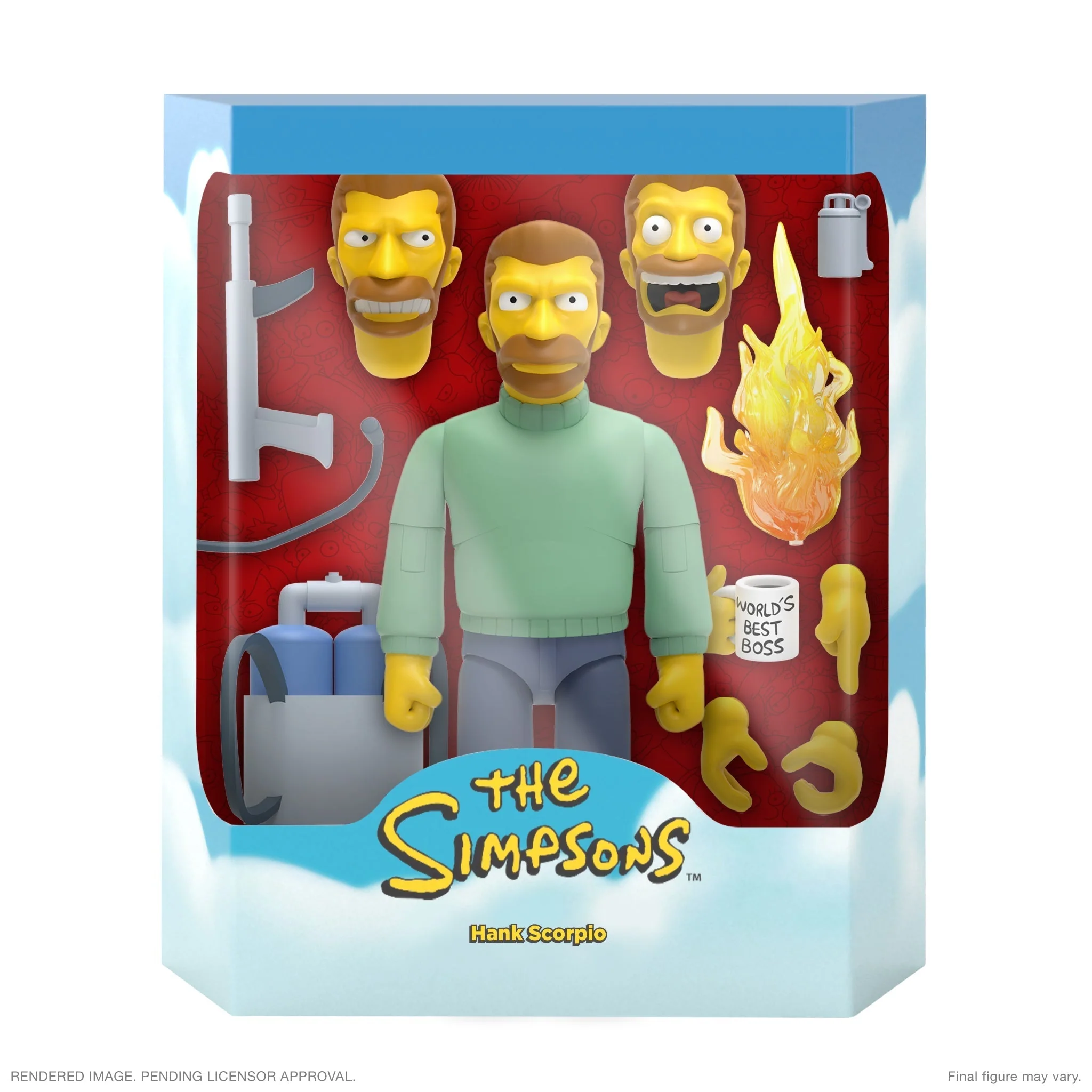 THE SIMPSONS ULTIMATES! WAVE 2 - HANK SCORPIO FIGURE - Image 2