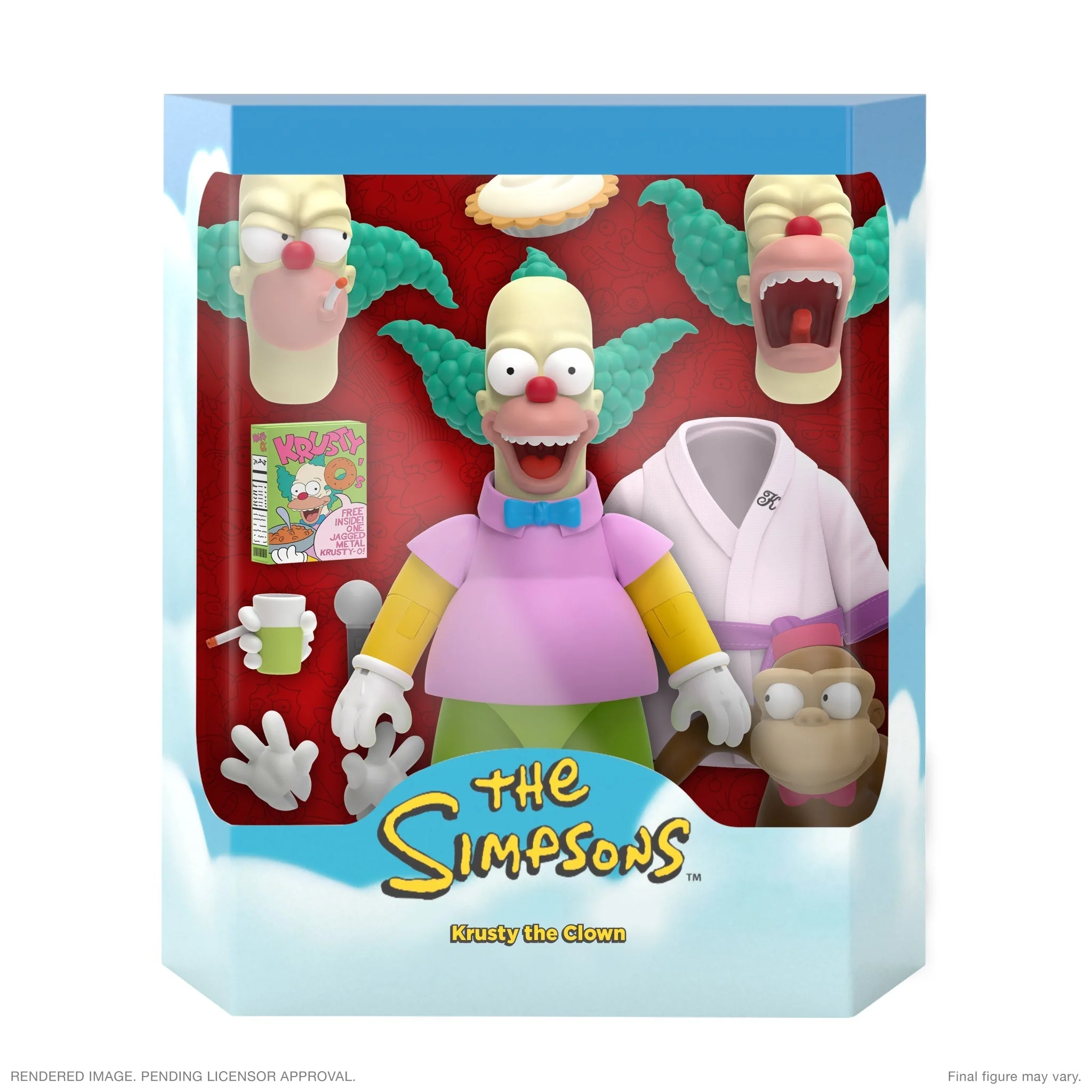 THE SIMPSONS ULTIMATES! WAVE 2 - KRUSTY THE CLOWN FIGURE - Image 2