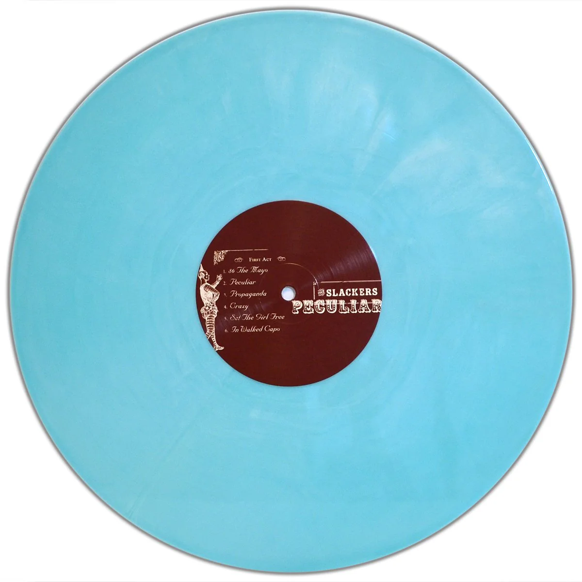 THE SLACKERS 'PECULIAR' LP + 7" EP - BLUE - Image 2