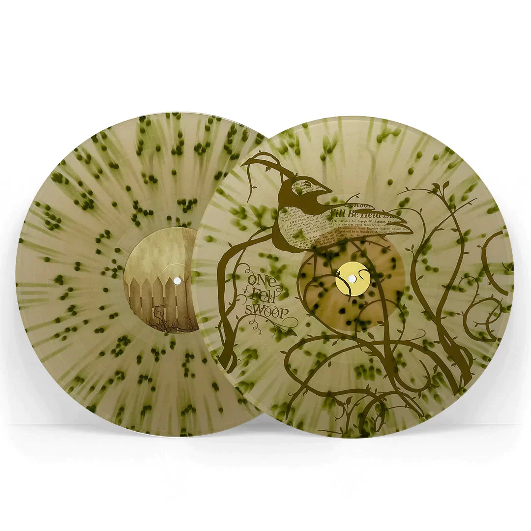 THE SPILL CANVAS ‘ONE FELL SWOOP’ 2LP - EXCLUSIVE - LTD. 200 - BEER/SWAMP GREEN/SPLATTER - Image 2