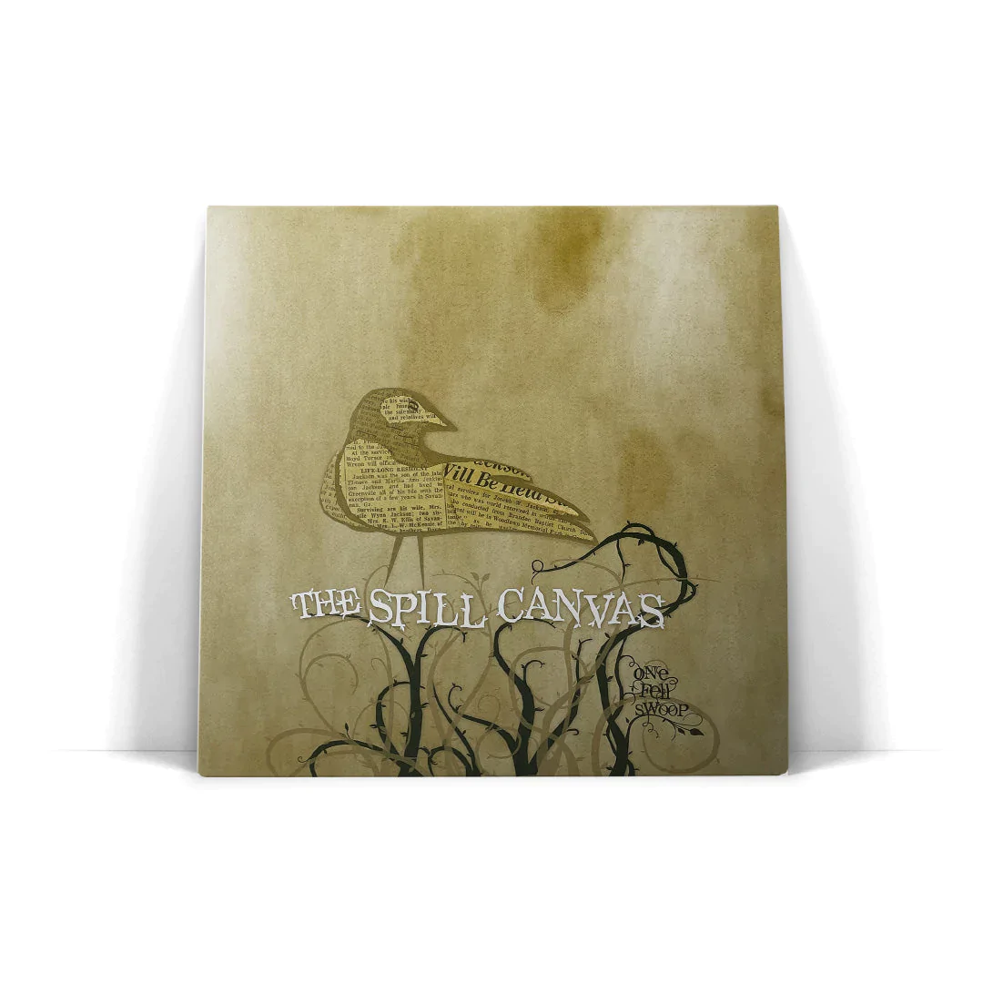 THE SPILL CANVAS ‘ONE FELL SWOOP’ 2LP - EXCLUSIVE - LTD. 200 - BEER/SWAMP GREEN/SPLATTER - Image 4