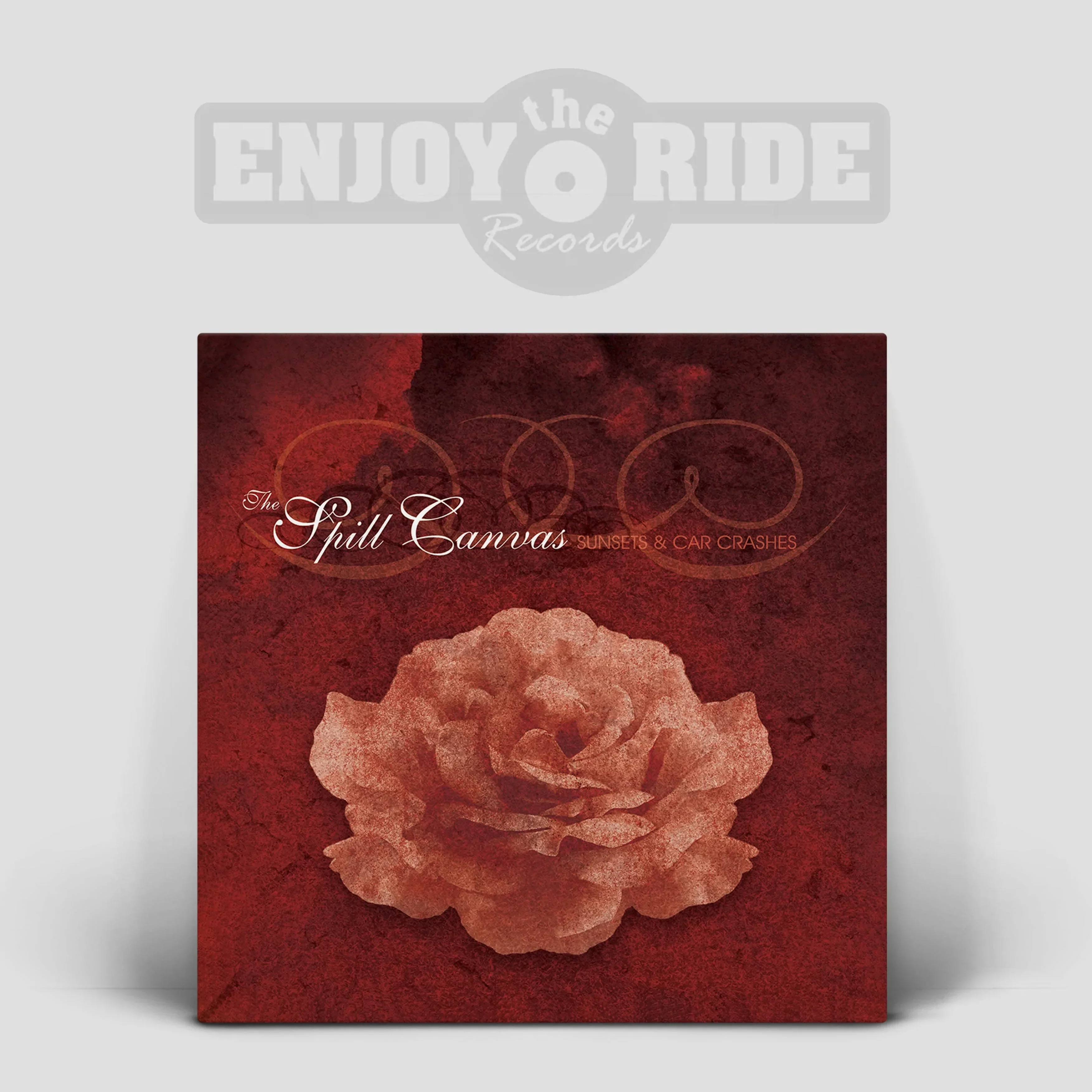THE SPILL CANVAS ‘SUNSETS & CAR CRASHES’ 2LP - EXCLUSIVE - LTD. 200 - PINK/RED/SPLATTER - Image 2