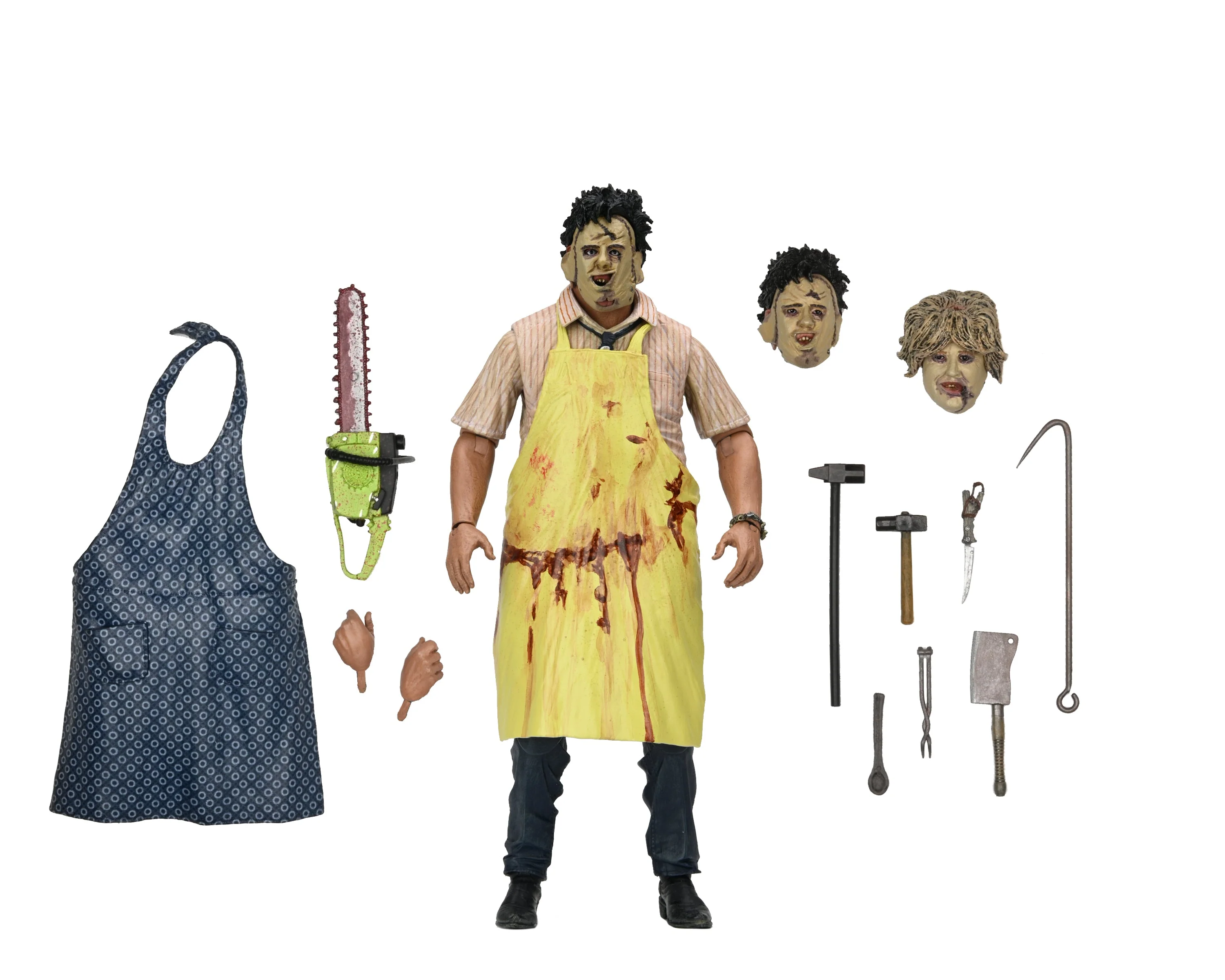 THE TEXAS CHAINSAW MASSACRE 'LEATHERFACE (50TH ANNIVERSARY)' ULTIMATES ACTION FIGURE