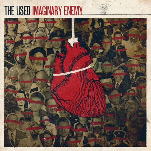 THE USED 'IMAGINARY ENEMY' LP - ORANGE/BLACK/WHITE/SWIRL